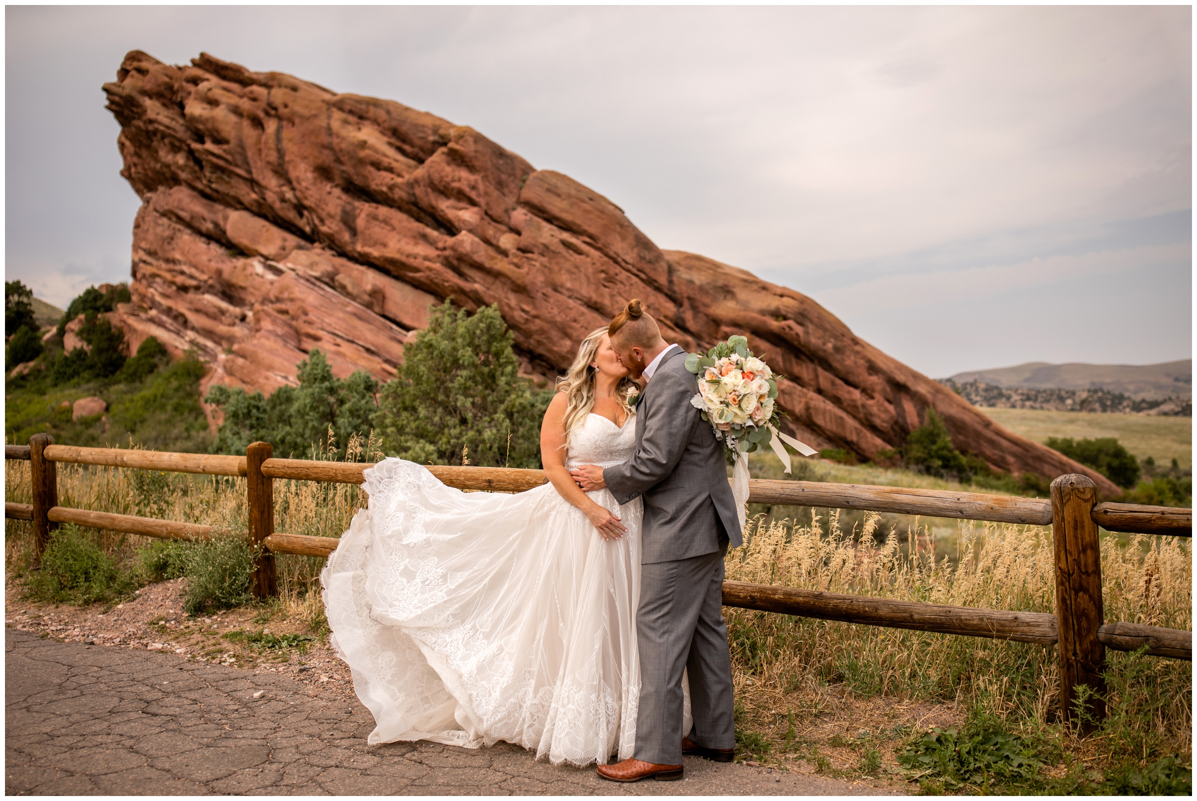 Red rocks Colorado elopement wedding inspiration by plum pretty photos 