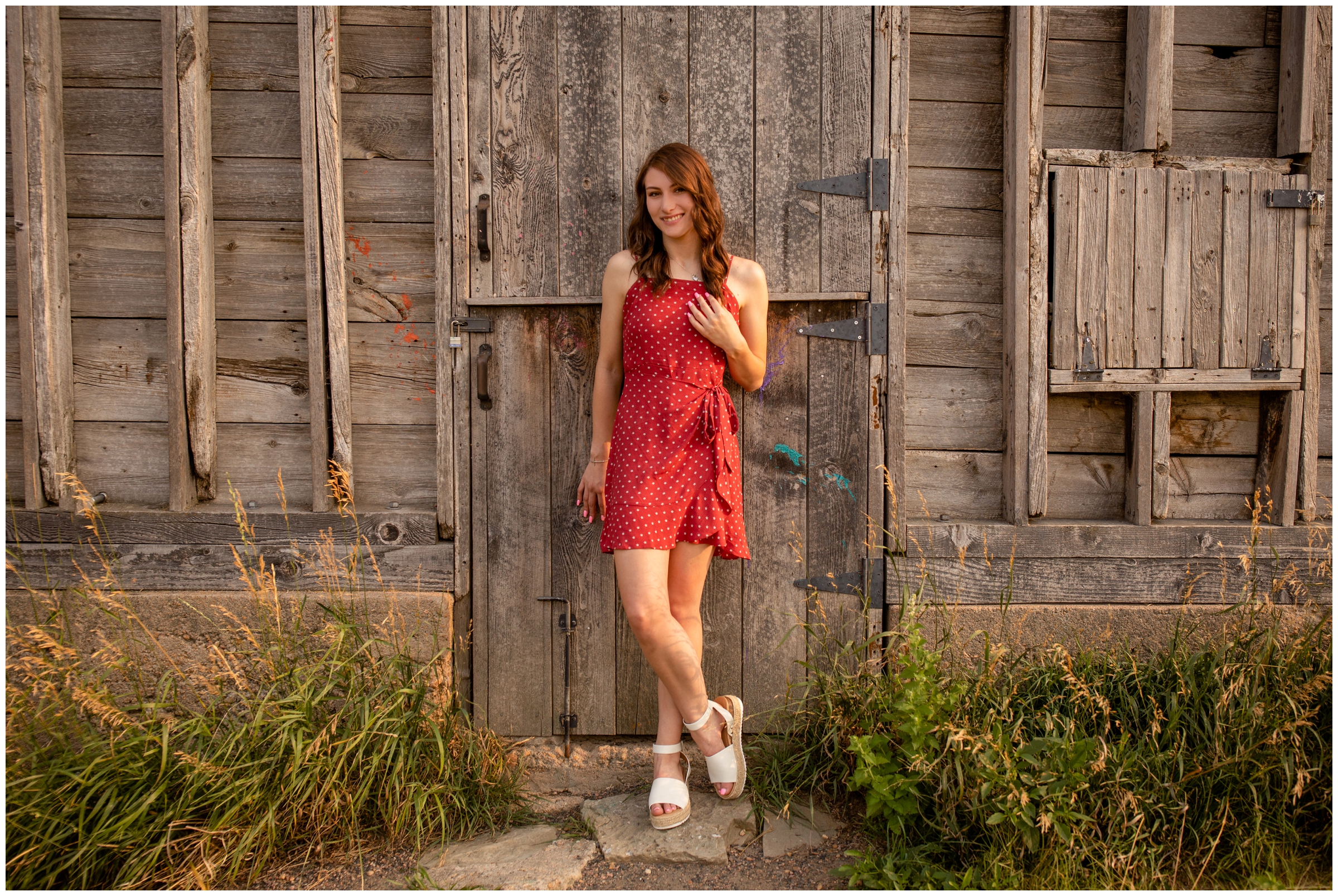 High school senior photography in Longmont at Sandstone Ranch by Colorado portrait photographer Plum Pretty Photography