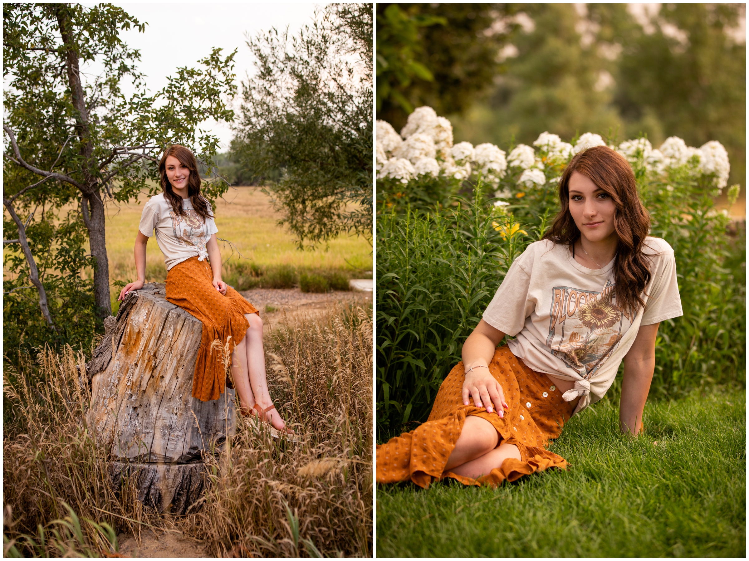 High school senior photography in Longmont at Sandstone Ranch by Colorado portrait photographer Plum Pretty Photography