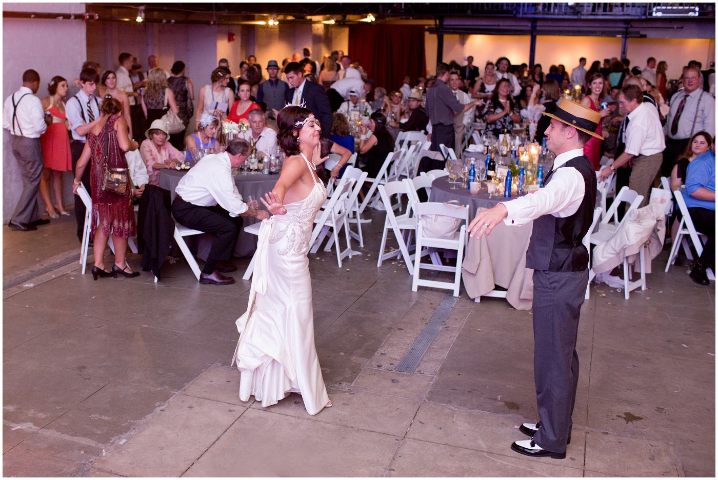 picture of bride & groom's flamenco dance
