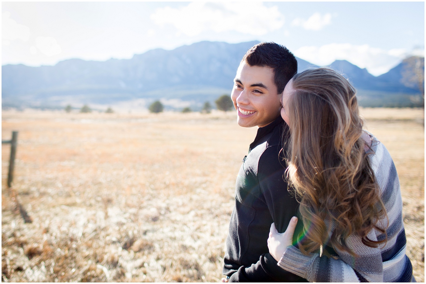 picture of boulder mountain engagement photos