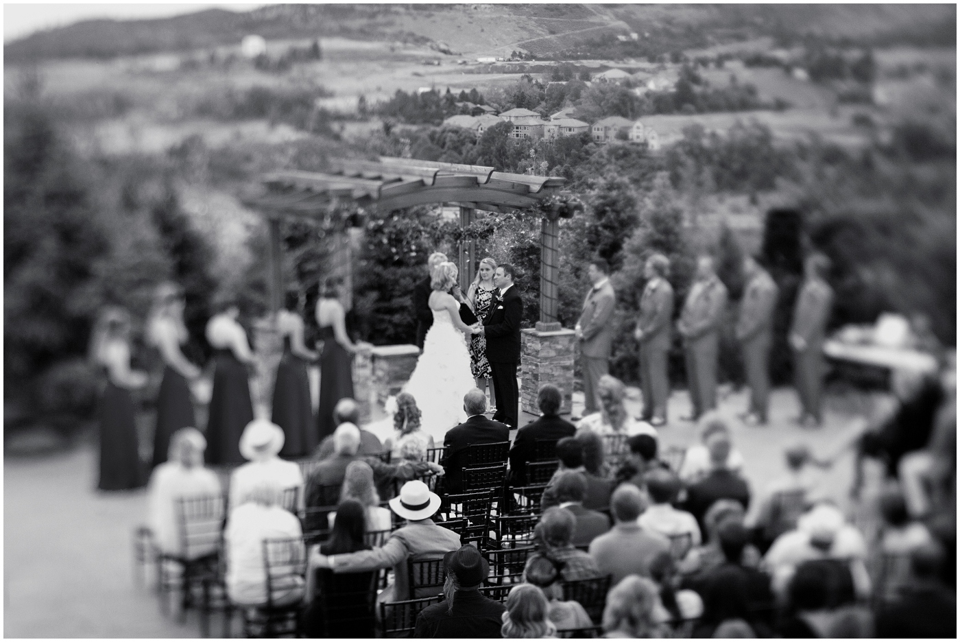 picture of willow ridge manor wedding ceremony