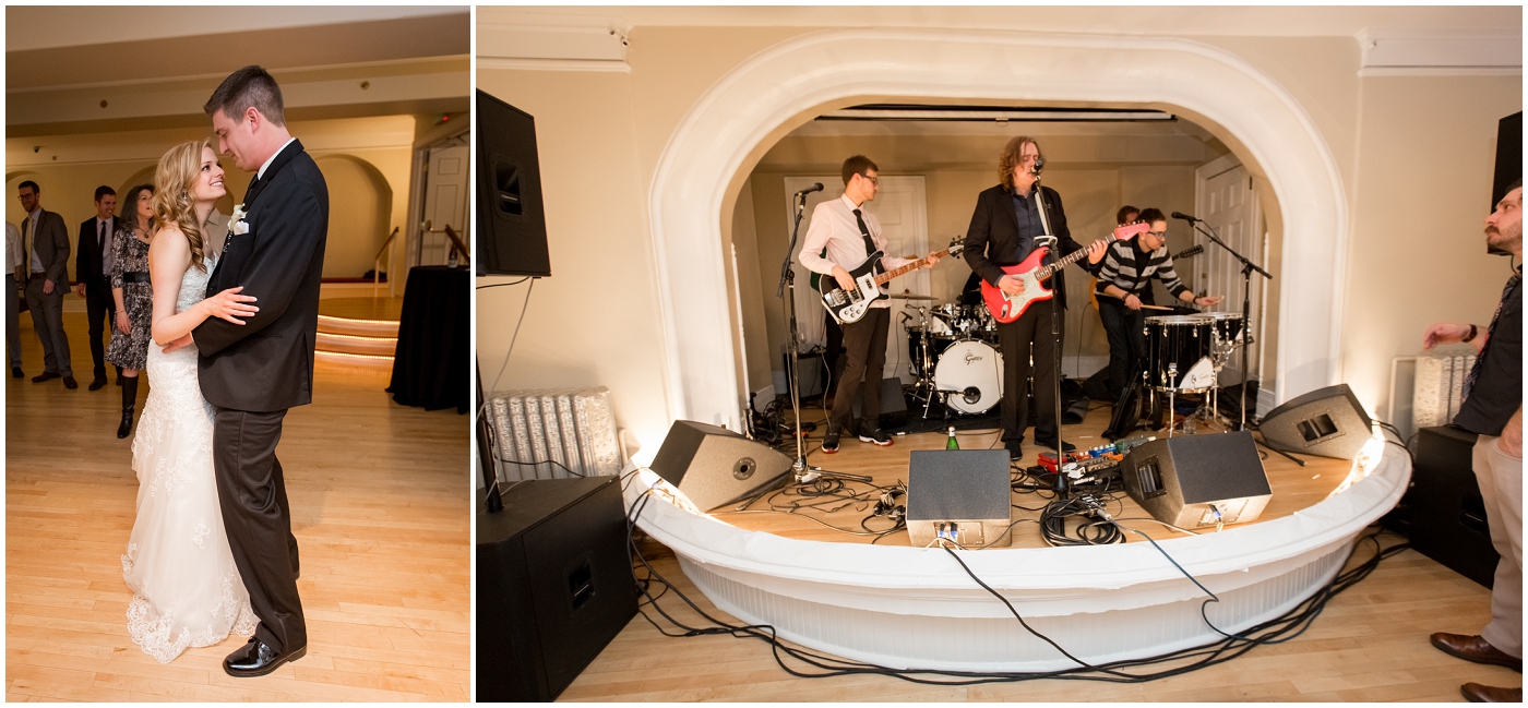 picture of band performing at grant-humphreys mansion wedding