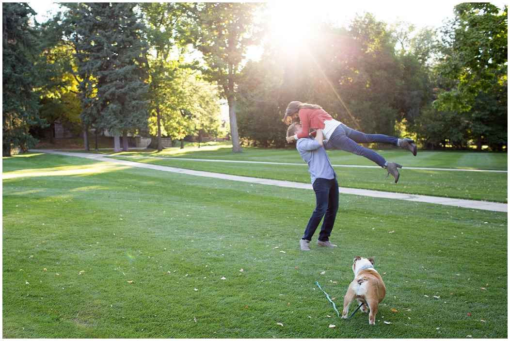 picture of University of Colorado engagement photos