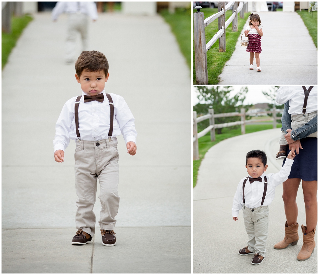 picture of ring bearer with bowtie