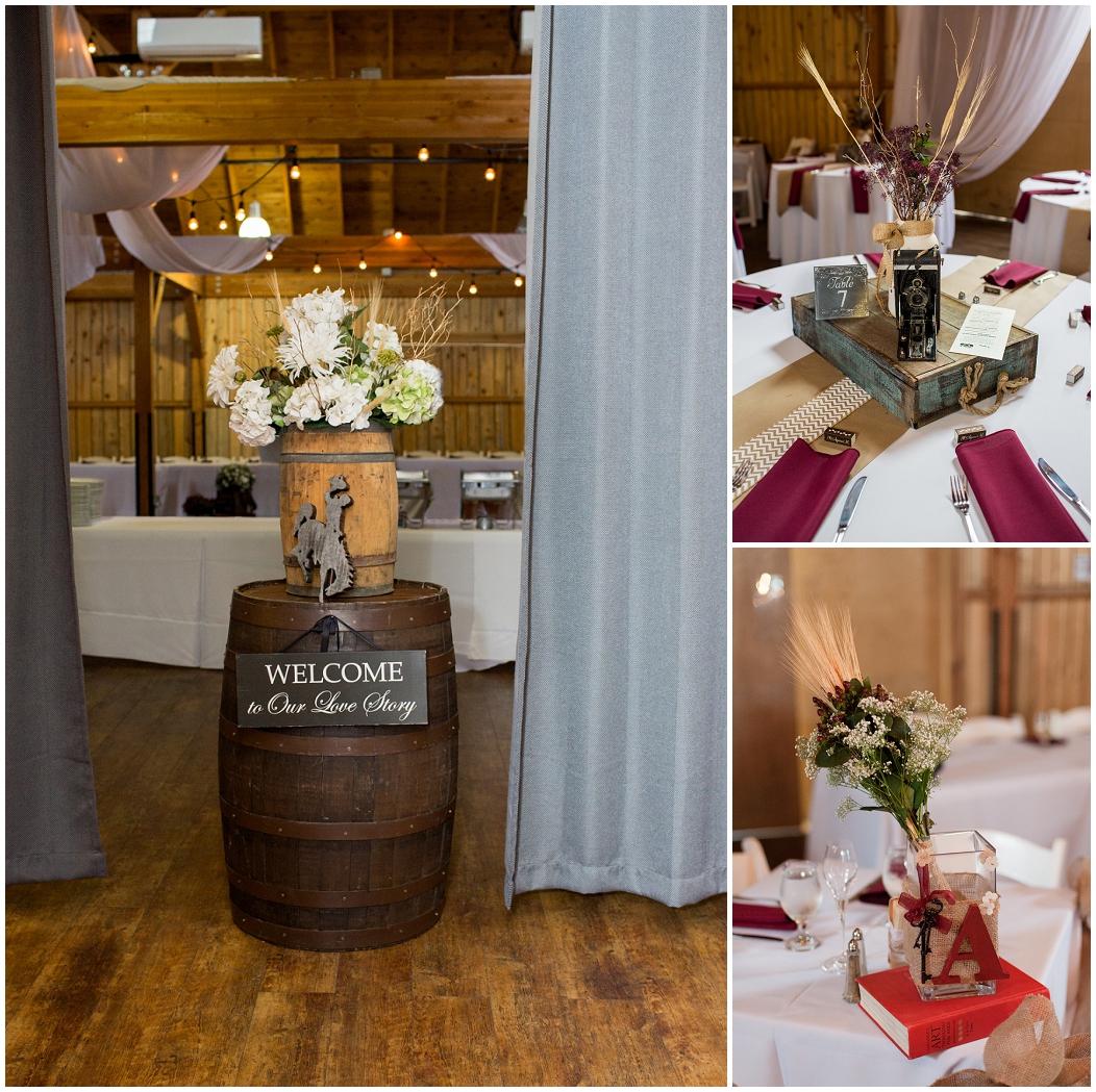 picture of rustic centerpieces