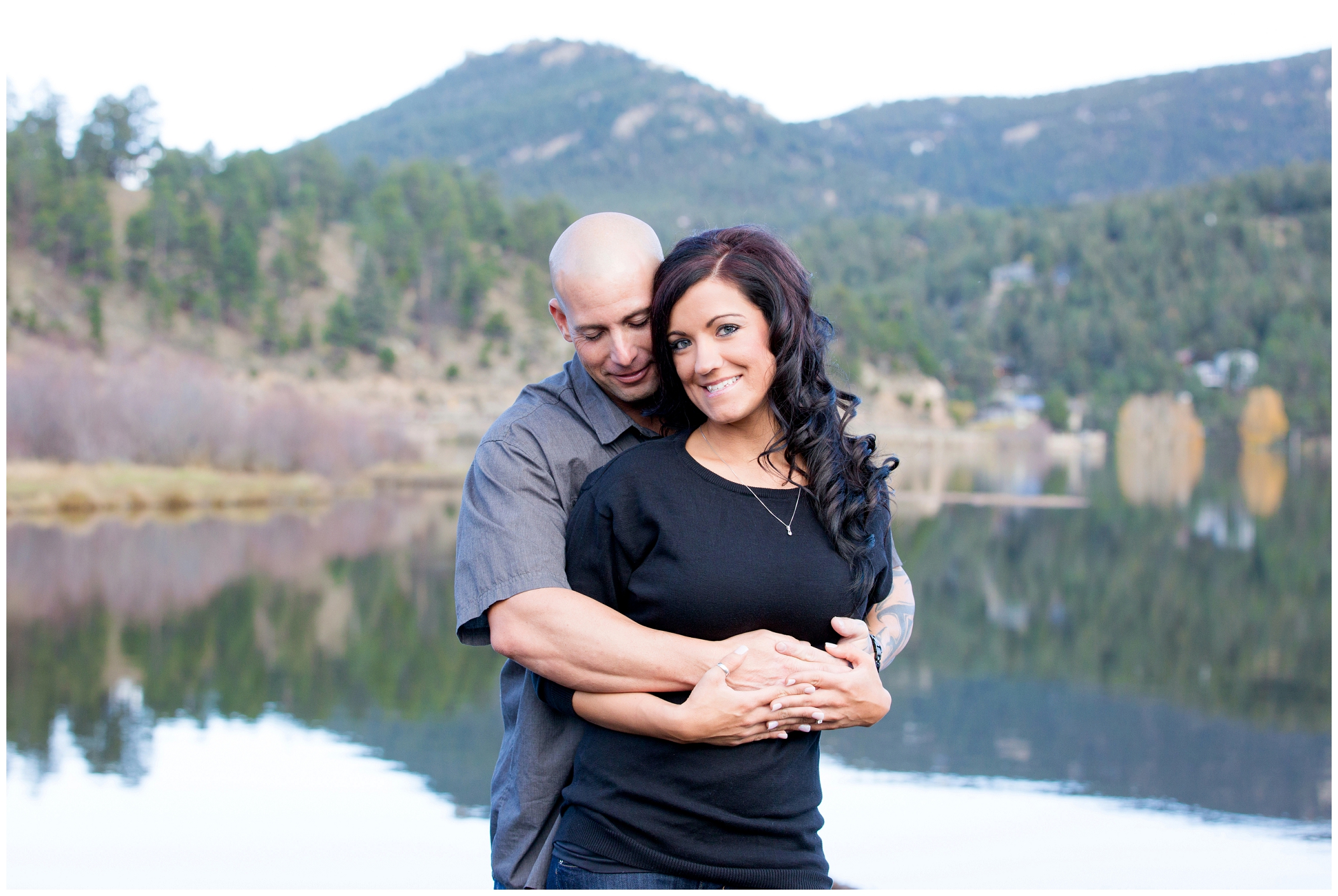 picture of Colorado mountain engagement photography