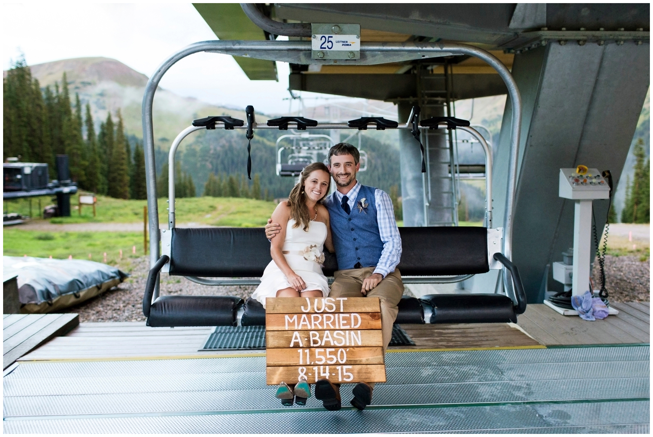 colorado ski resort wedding photos 