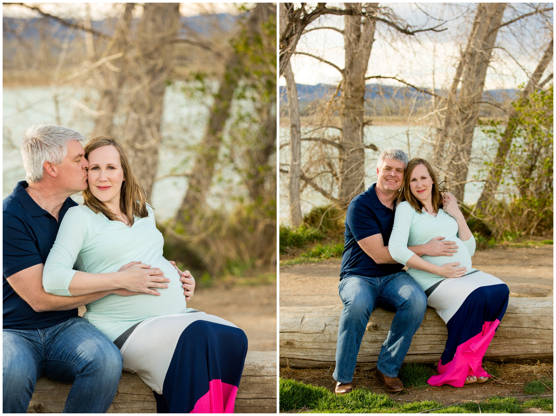 Boulder maternity photos at Coot Lake by Plum Pretty Photography