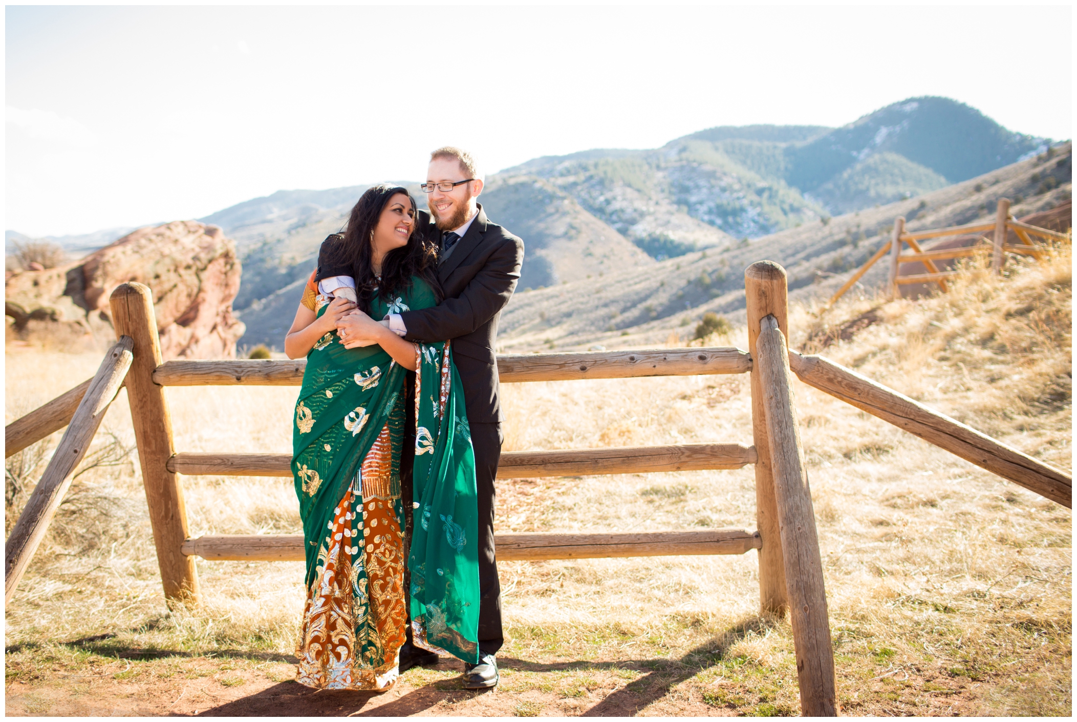 Engagement photos Colorado by Plum Pretty Photography at Red Rocks Amphitheater