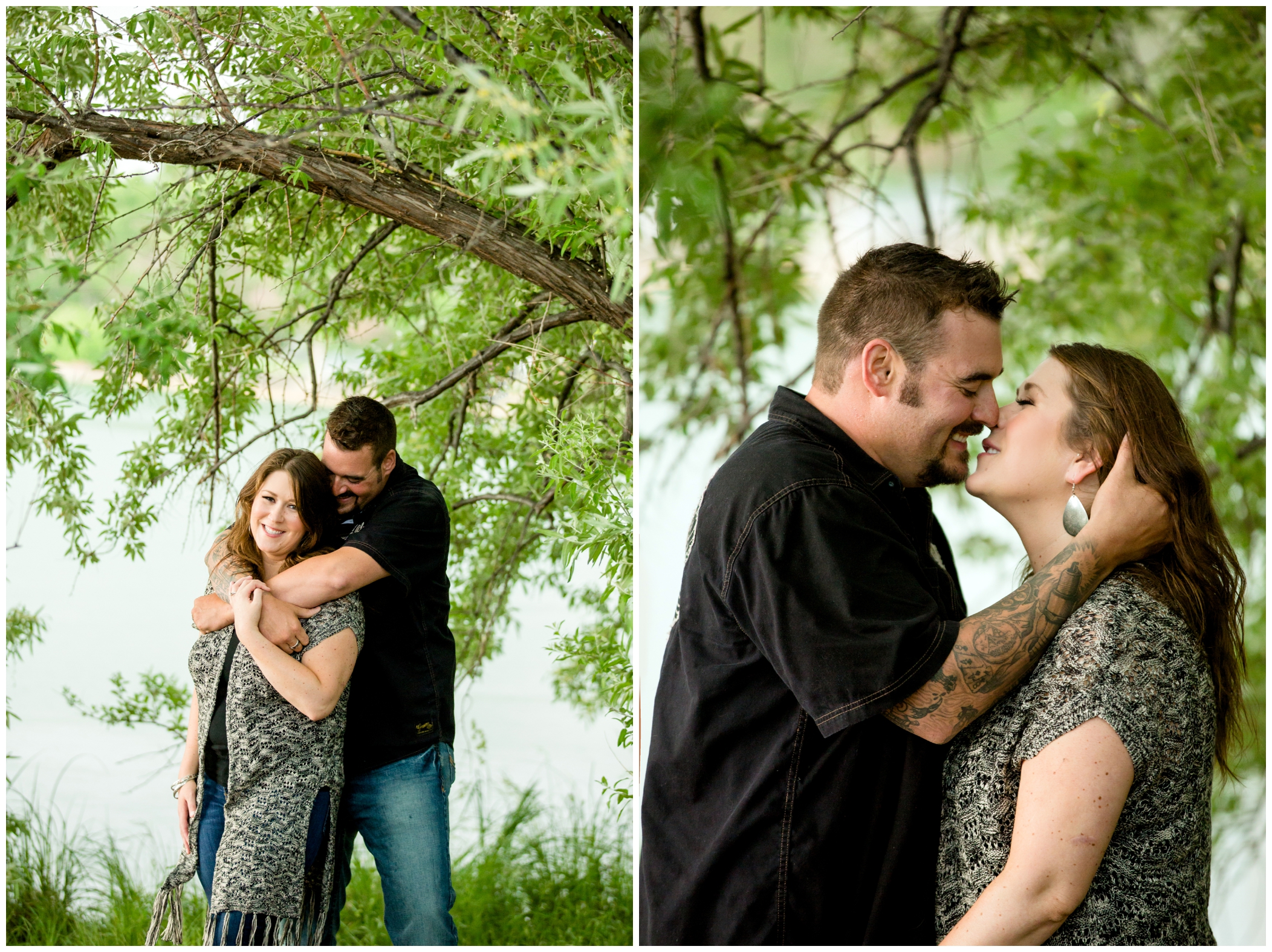 Colorado engagement photos at Coot Lake in Longmont