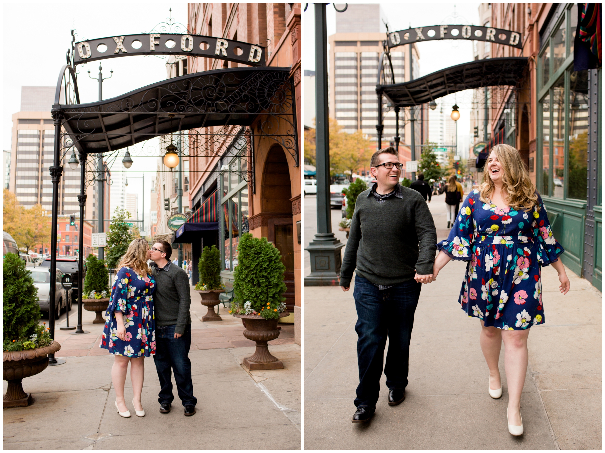 Denver engagement photos at the Oxford Hotel