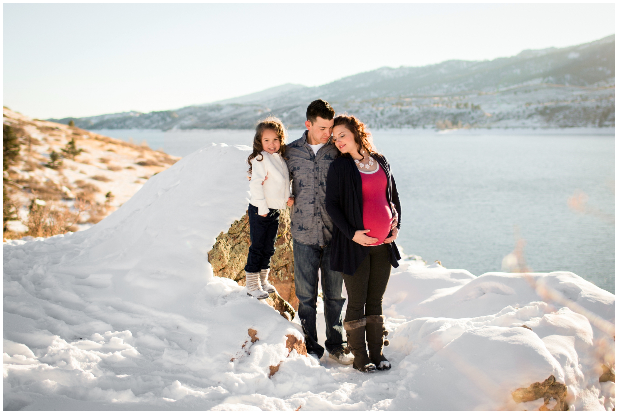Fort Collins family photos at Horsetooth Reservoir 