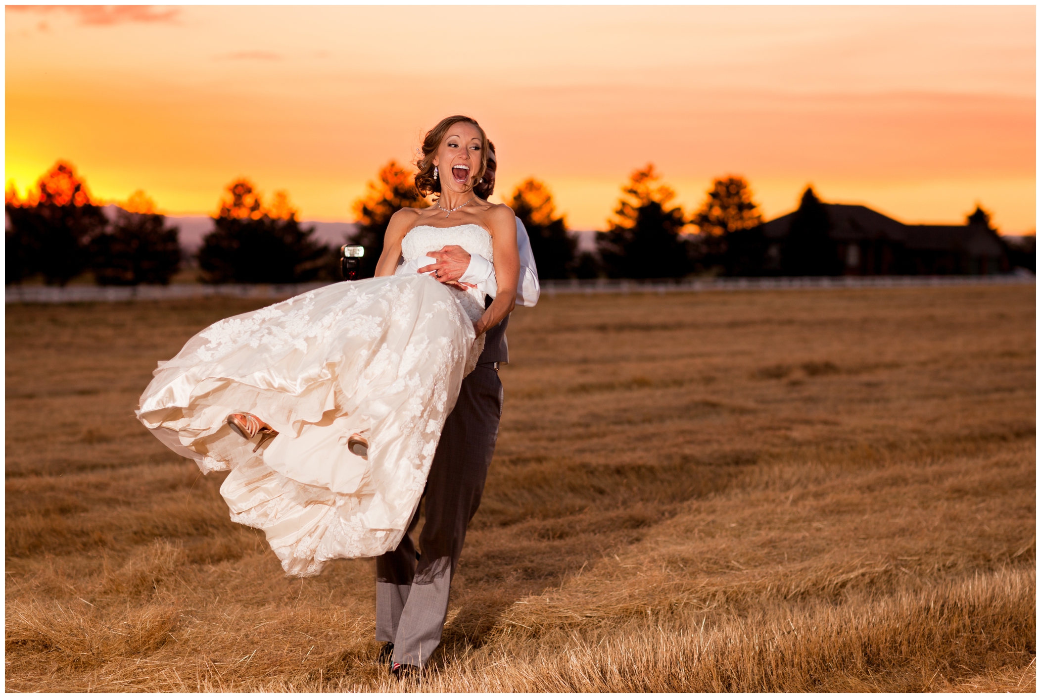 Colorado sunset photos by Fort Collins wedding photographer Plum Pretty Photography 