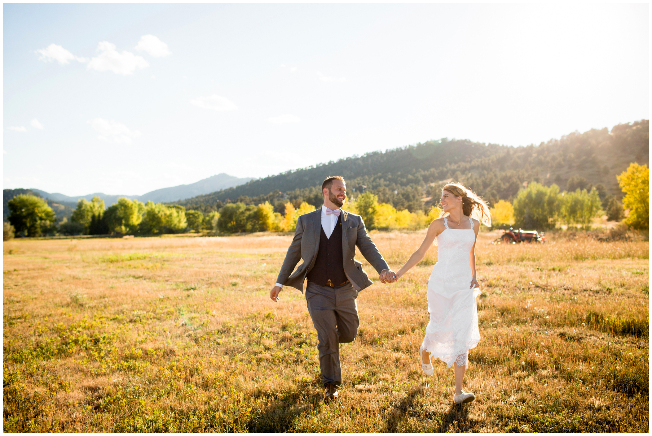 Colorado fall wedding photos