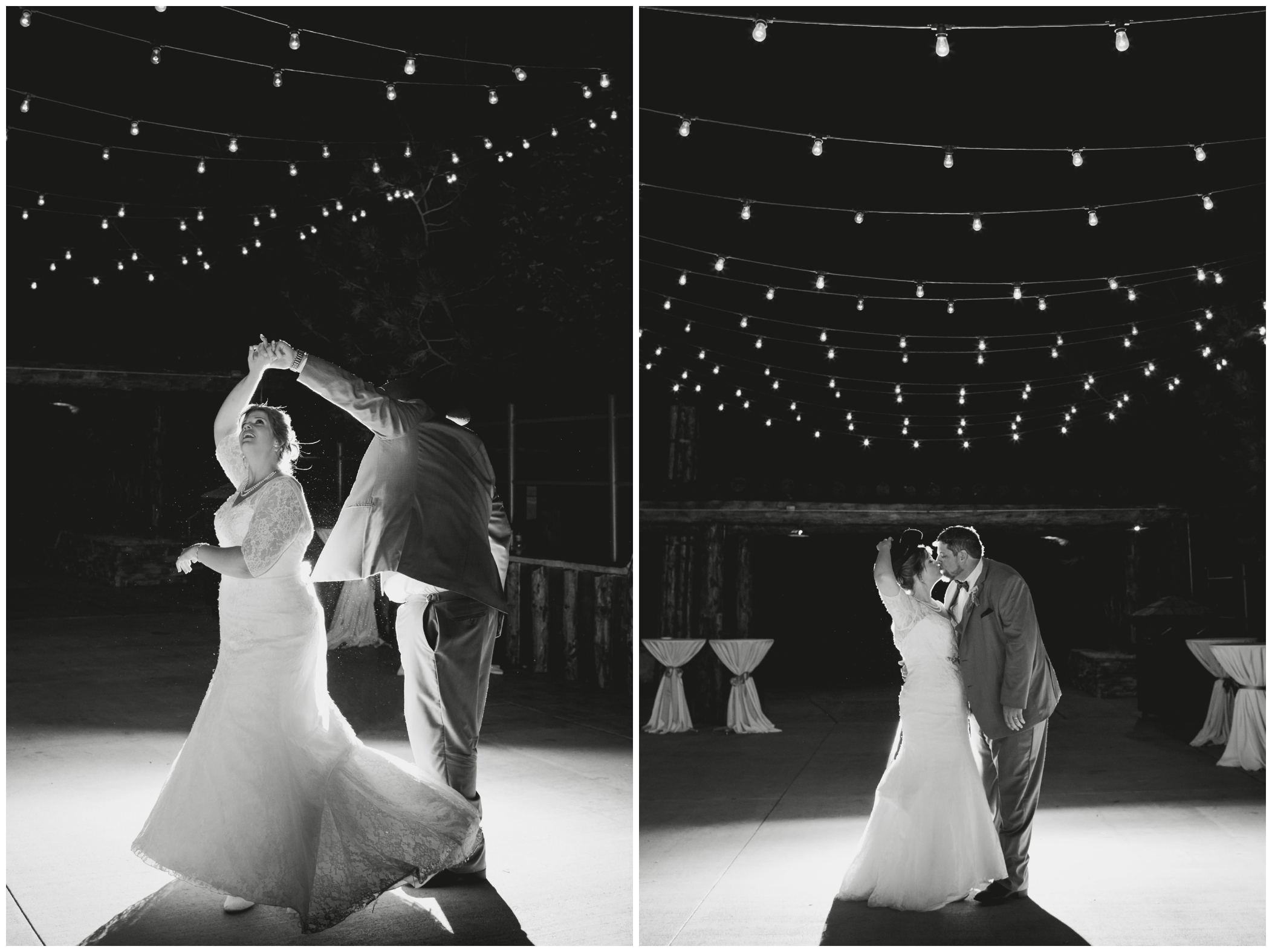 night wedding photos in Larkspur, CO by Colorado photographer Plum Pretty Photography
