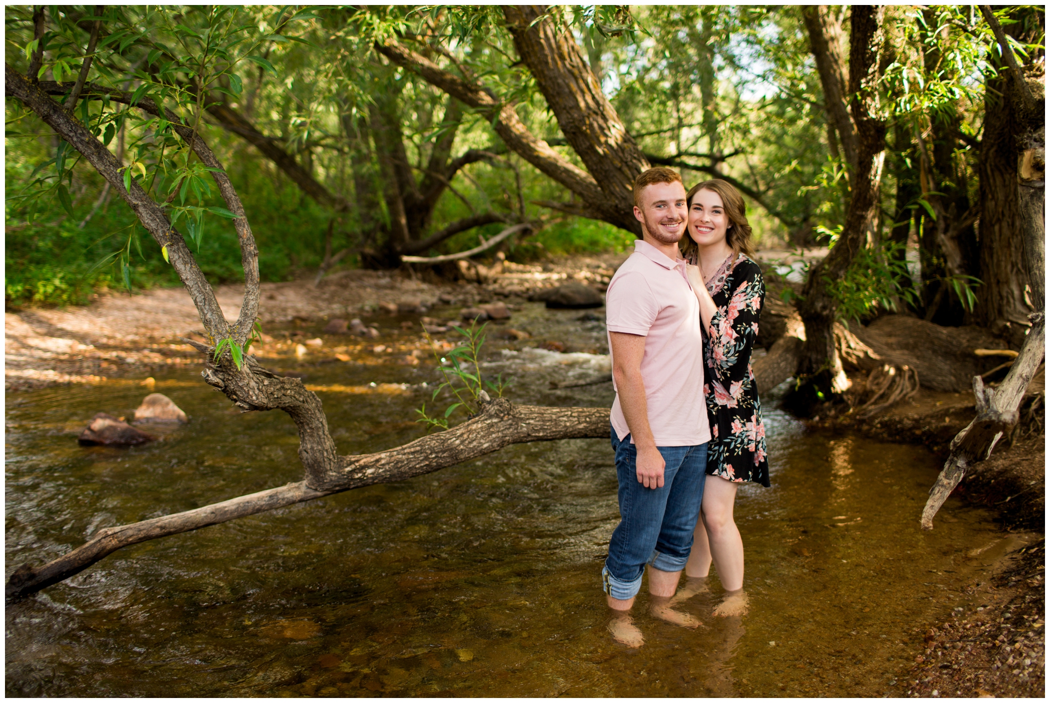 colorful Colorado engagement photography in Boulder