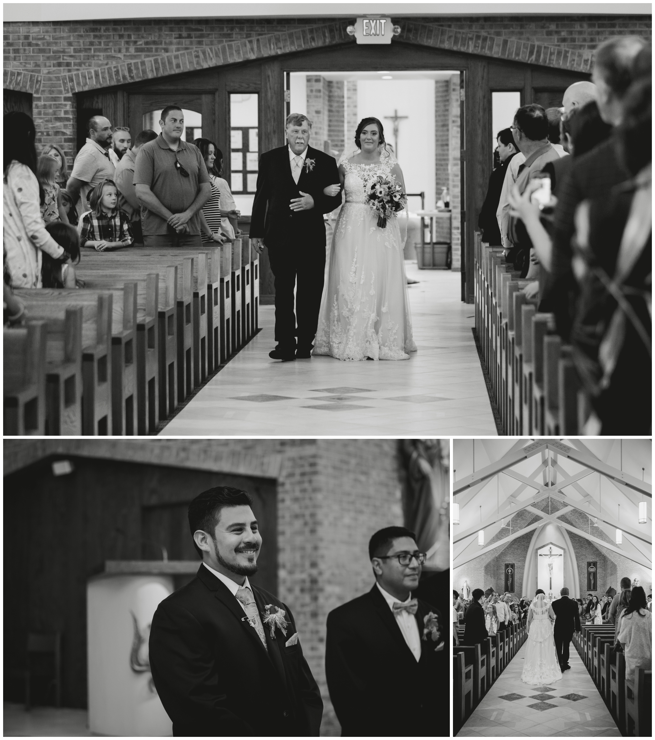 St. Mary's Greeley catholic wedding ceremony 