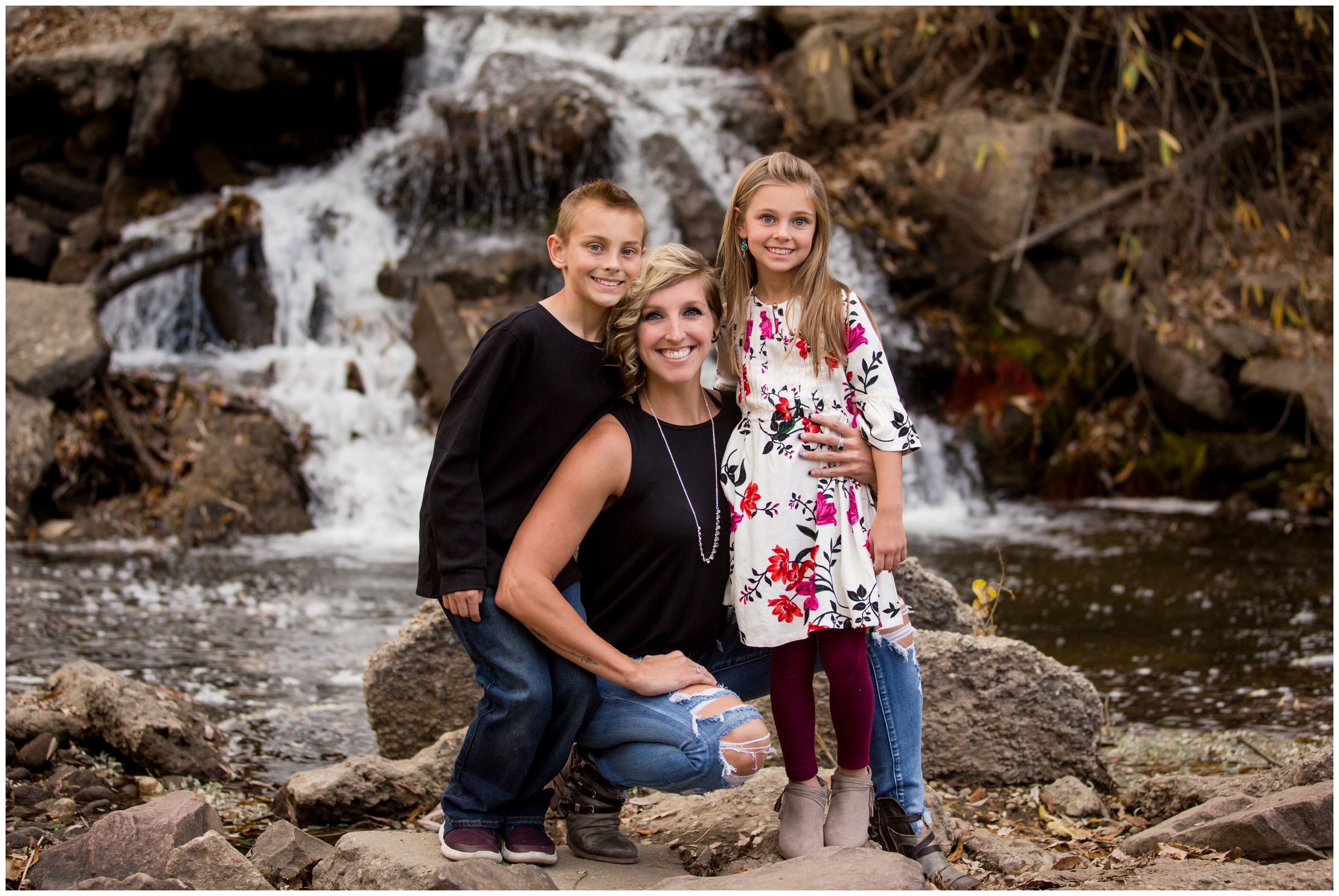 fall Longmont Colorado family photos at Golden Ponds by Plum Pretty Photography