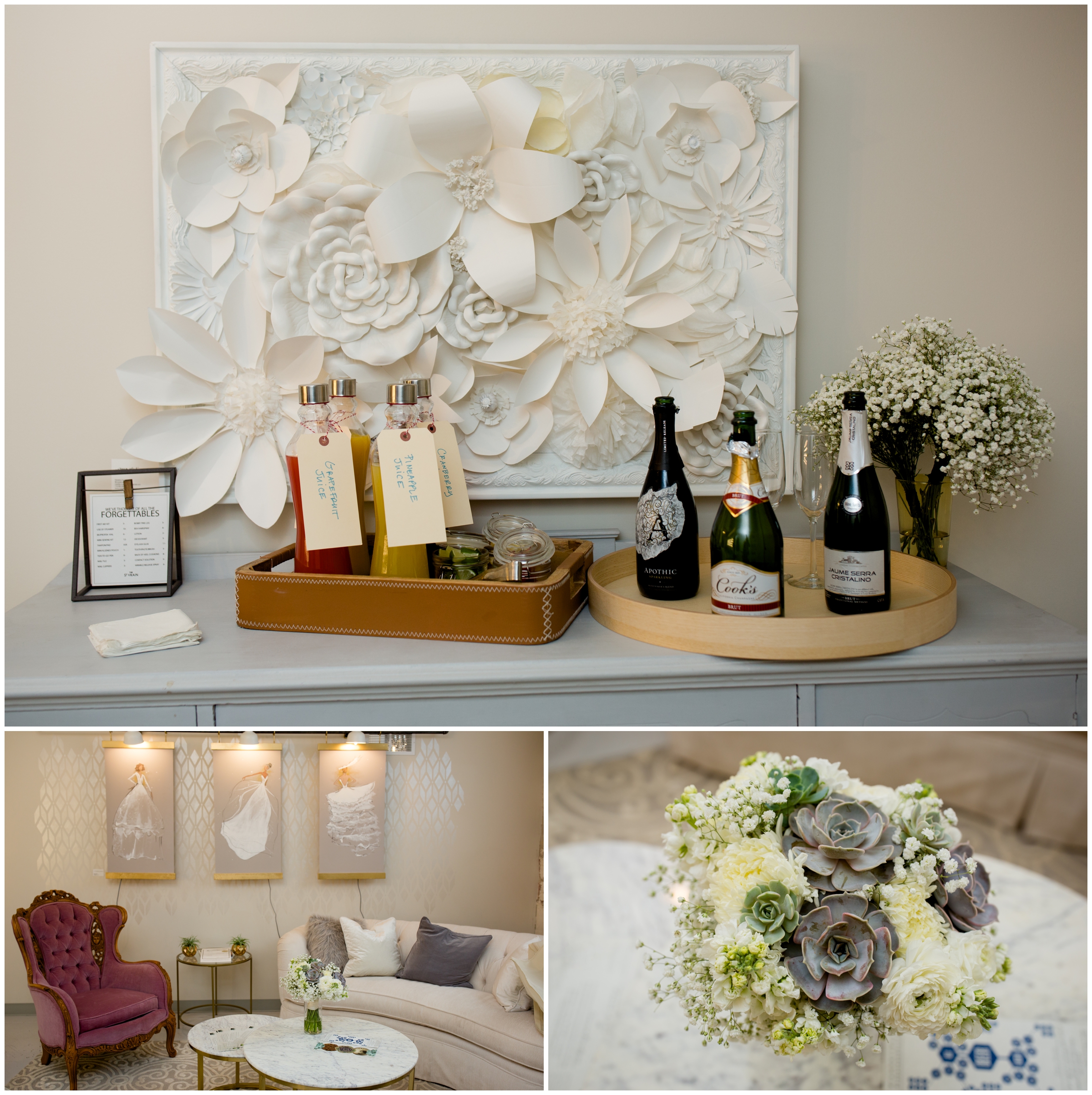 bridal suite at the St Vrain wedding venue Longmont 