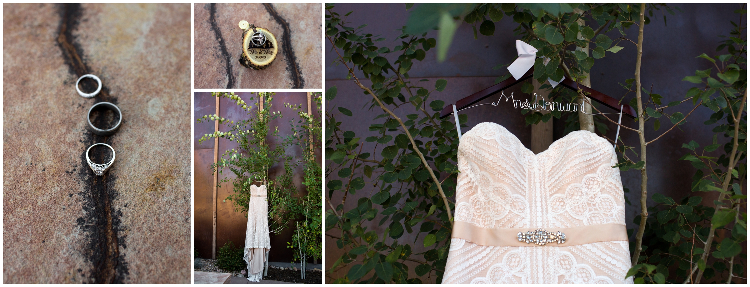 custom bridal hanger for wedding dress