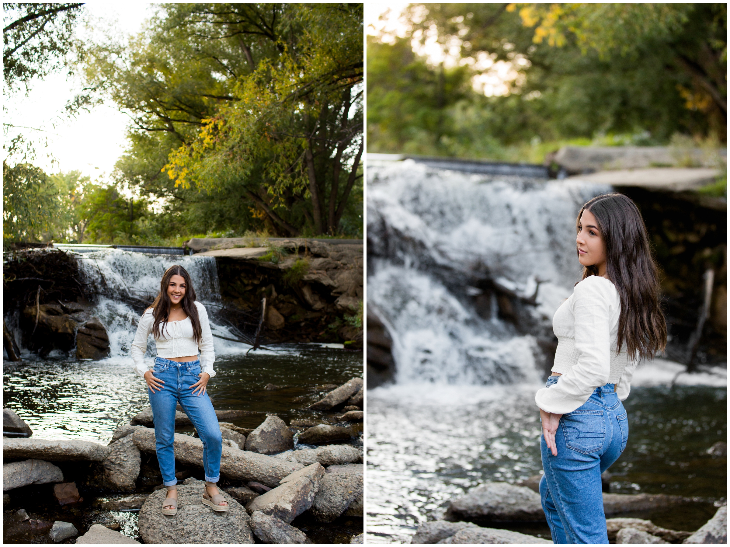 Erie High senior photography at Golden Ponds in Longmont by Colorado portrait photographer Plum Pretty Photography