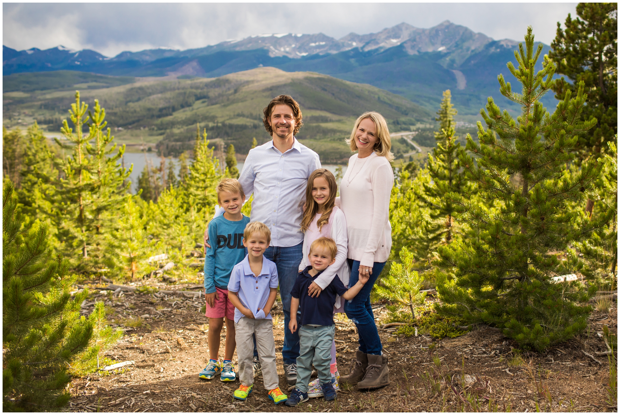 Sapphire Point Overlook photos by Breckenridge Colorado family photographer Plum Pretty Photography