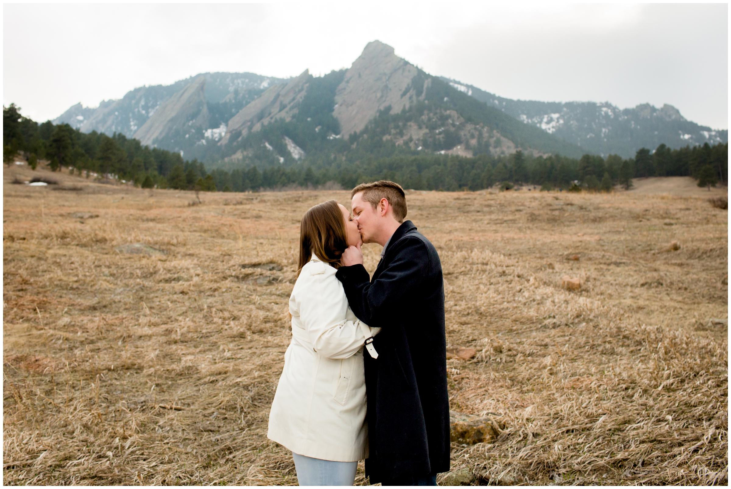 Boulder Colorado engagement pictures at Chautauqua Park by wedding photographer Plum Pretty Photography