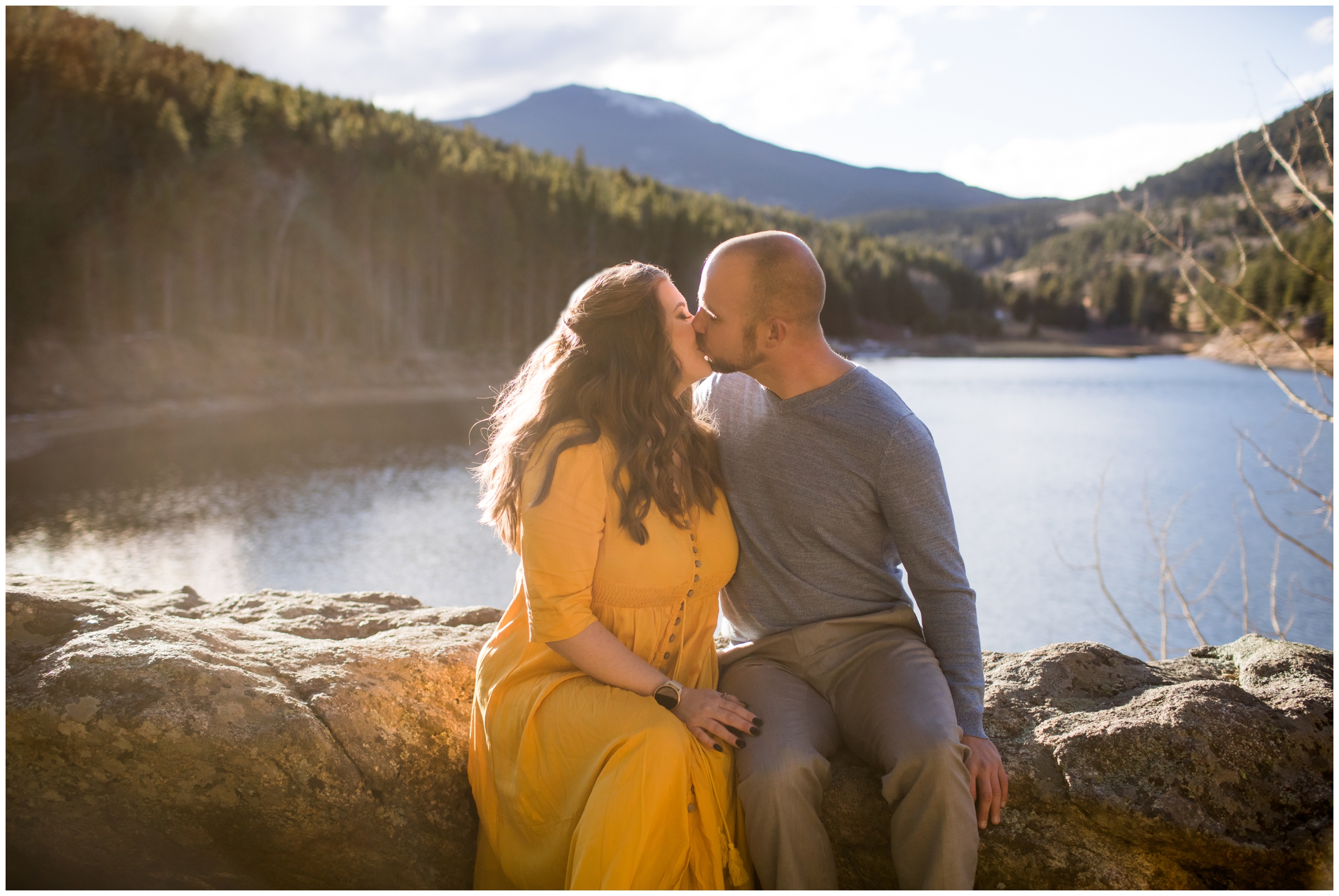 fall mountain couple’s portraits in Colorado 