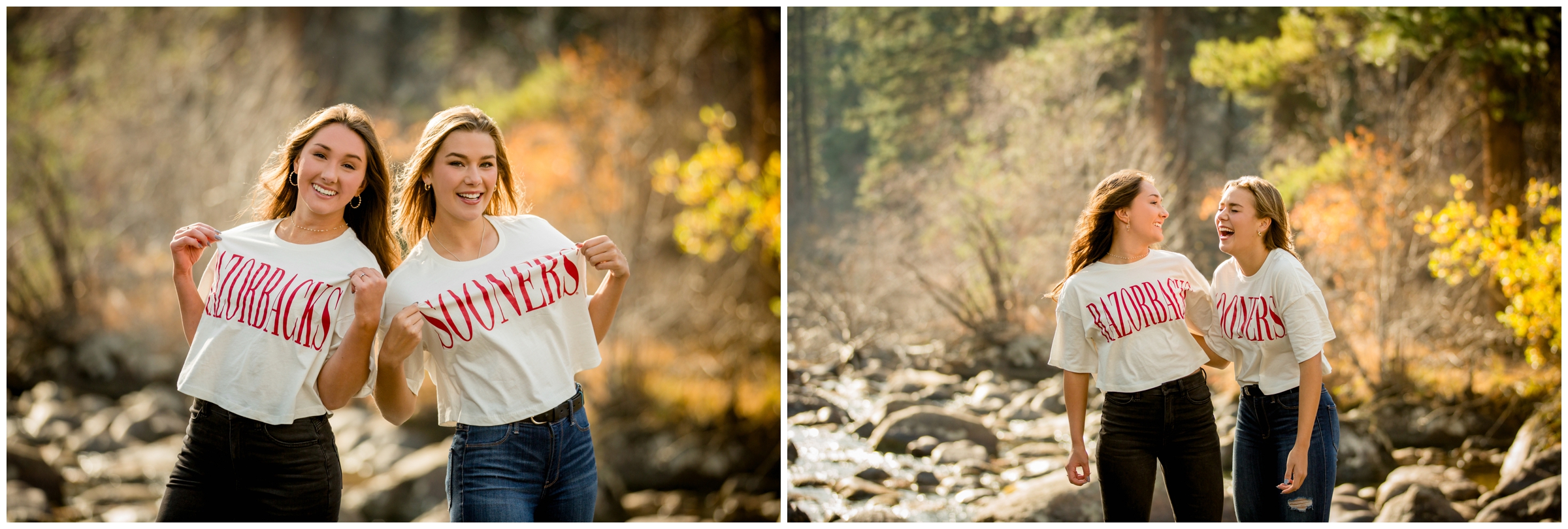 best friends senior photography inspiration in Colorado 