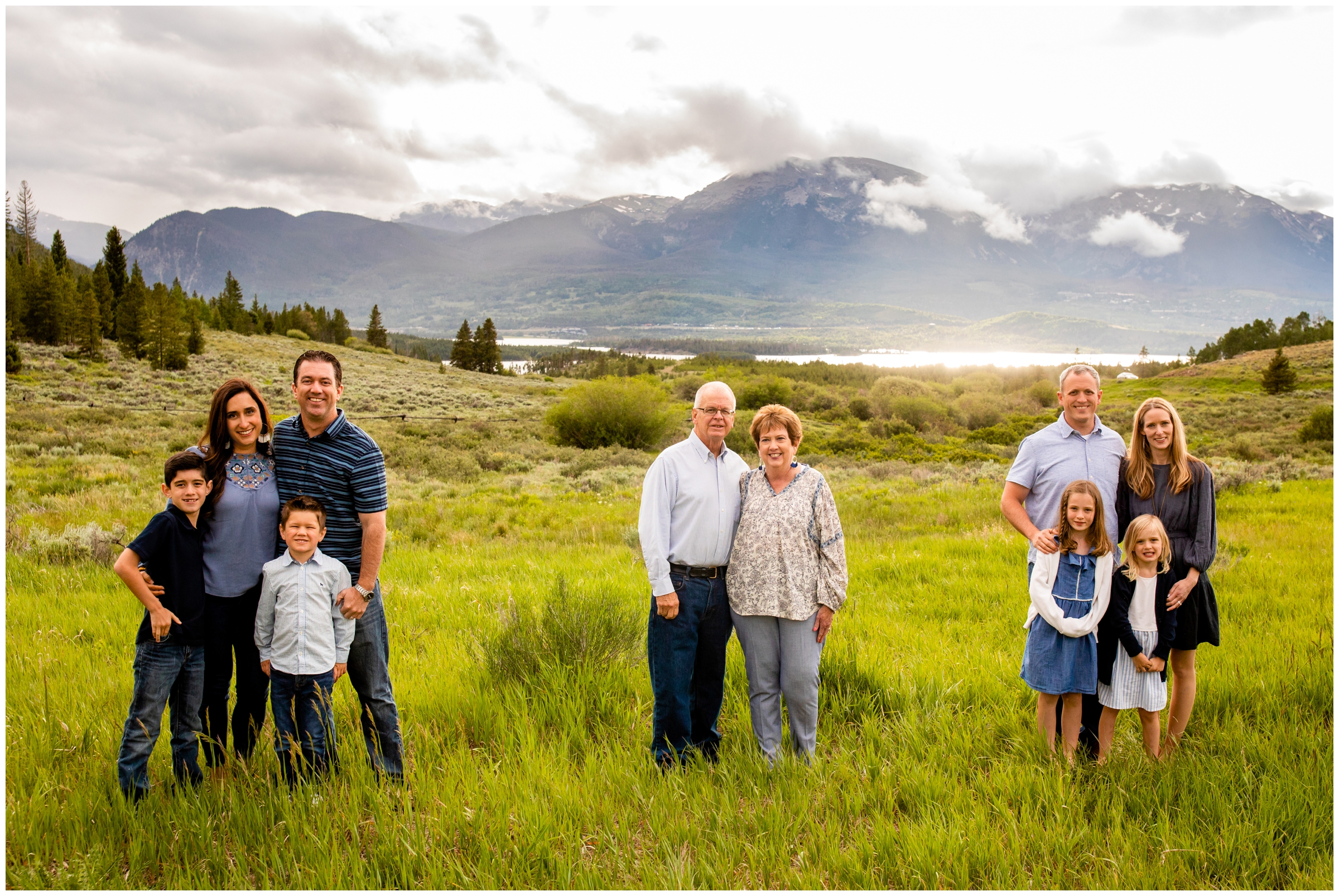 extended family photography inspiration in the Breckenridge Colorado mountains