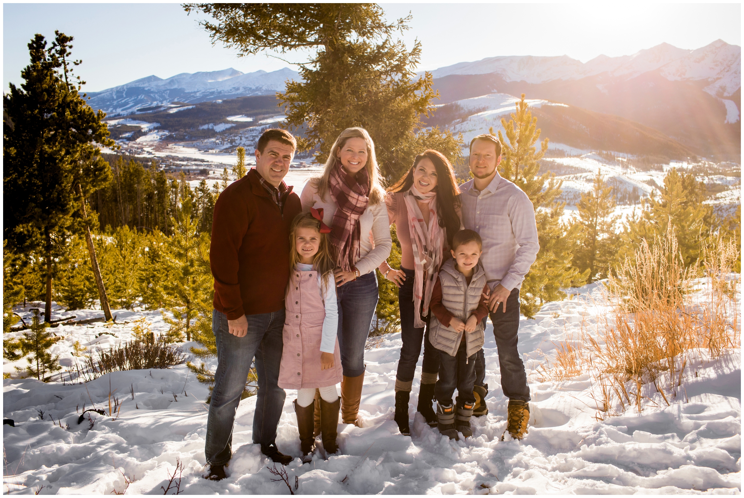Breckenridge winter family photos at Sapphire Point by Colorado mountain photographer Plum Pretty Photography