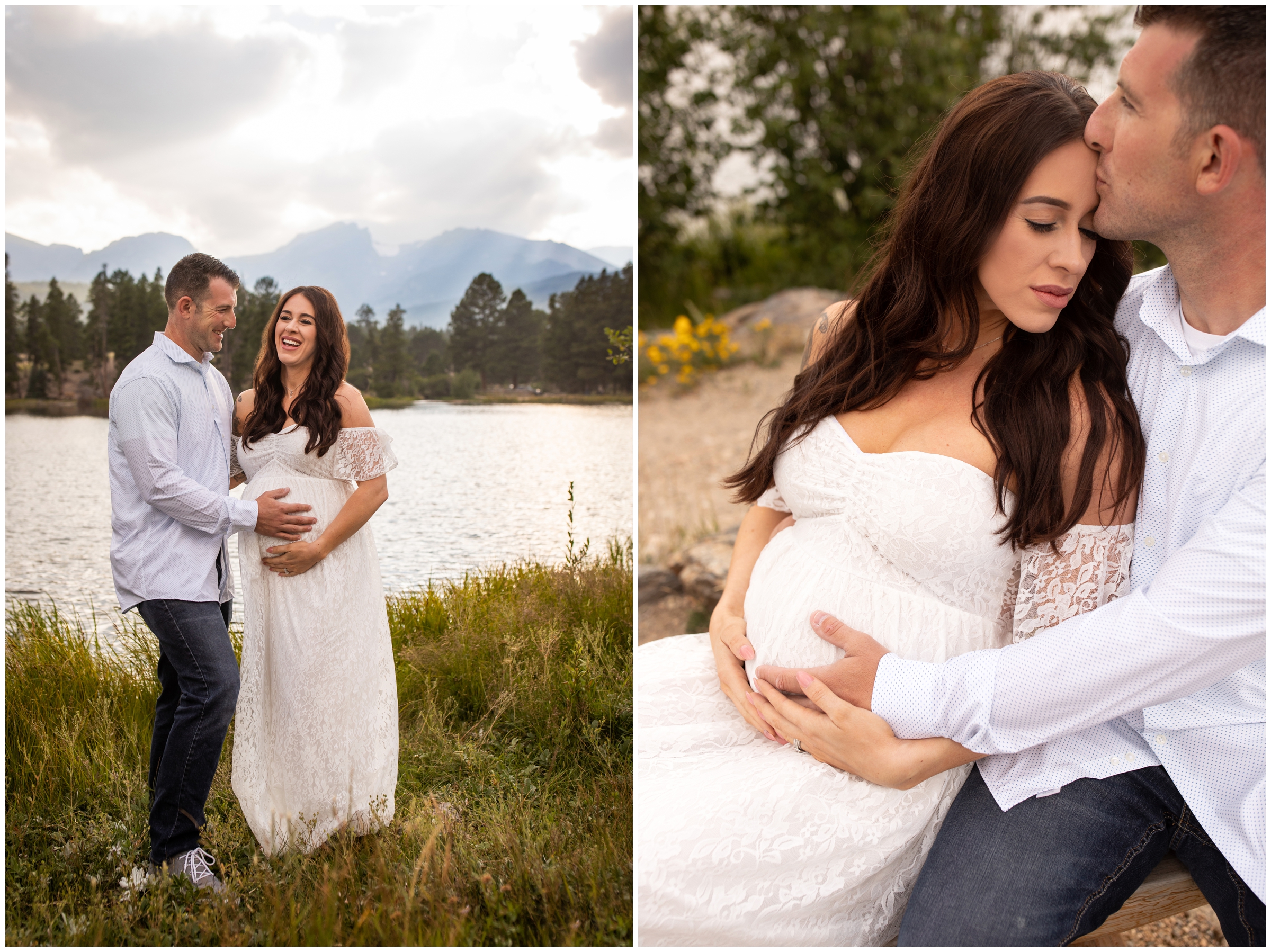 Colorado mountain maternity photography inspiration in RMNP