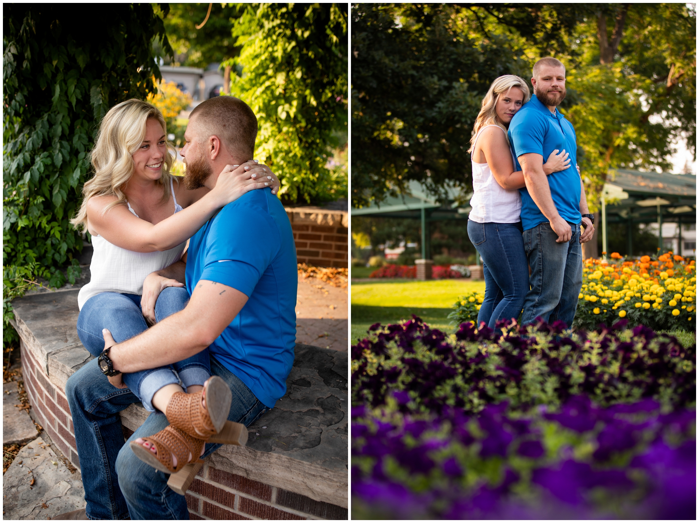garden engagement photography inspiration by Plum Pretty Photography 