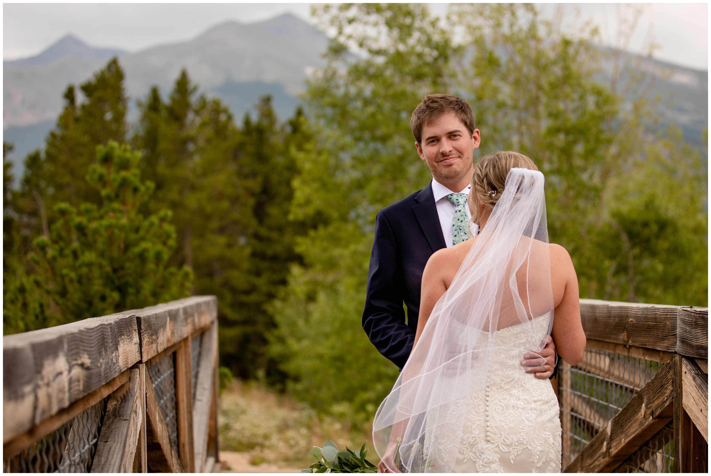 Lodge at Breckenridge wedding photos during summer by Colorado mountain photographer Plum Pretty Photography