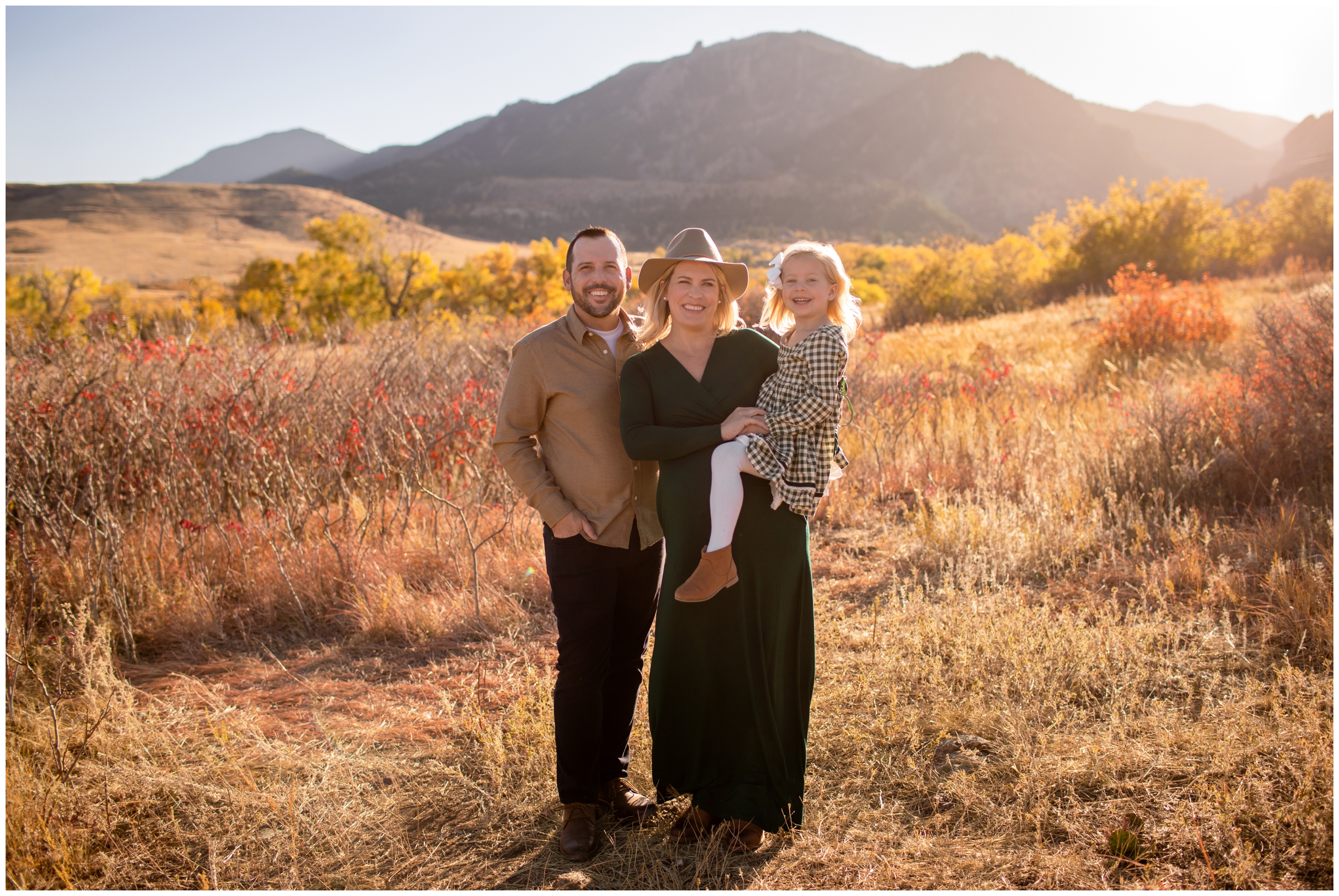 Colorado maternity family portraits at Chautauqua Park in Boulder