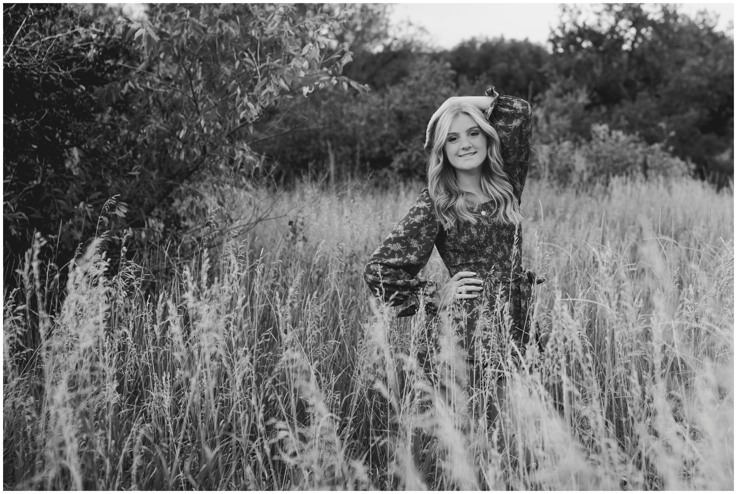Senior portraits in Boulder at South Mesa Trail by Colorado photographer Plum Pretty Photography