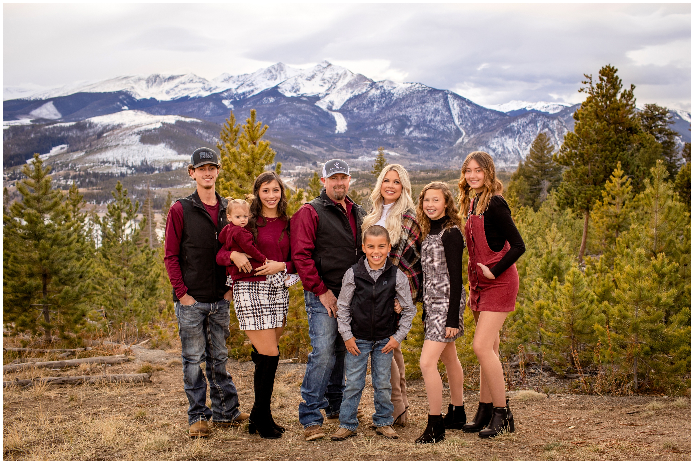 Family photos in Breckenridge at Sapphire Point by Colorado portrait photographer Plum Pretty Photography
