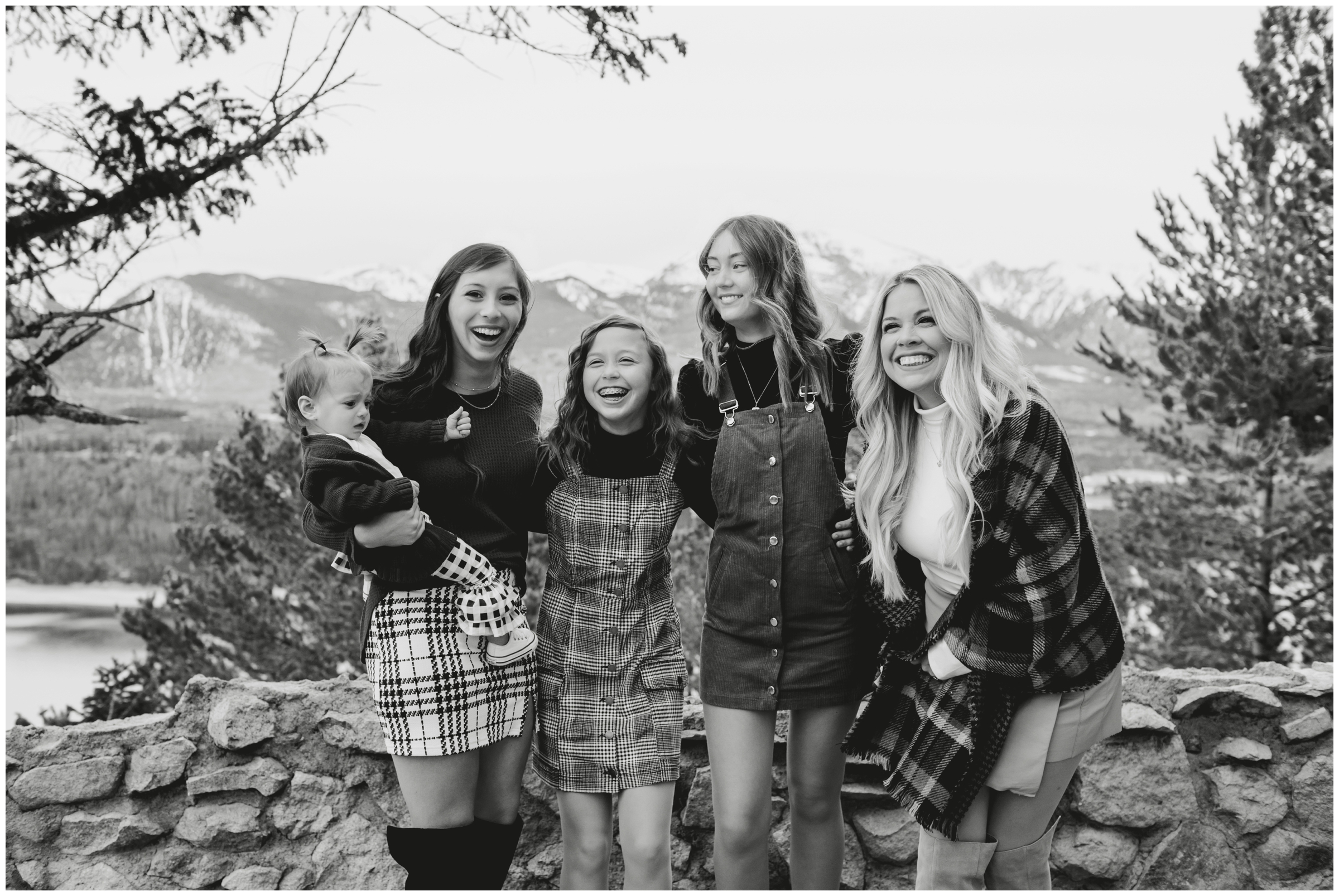 Family photos in Breckenridge at Sapphire Point by Colorado portrait photographer Plum Pretty Photography