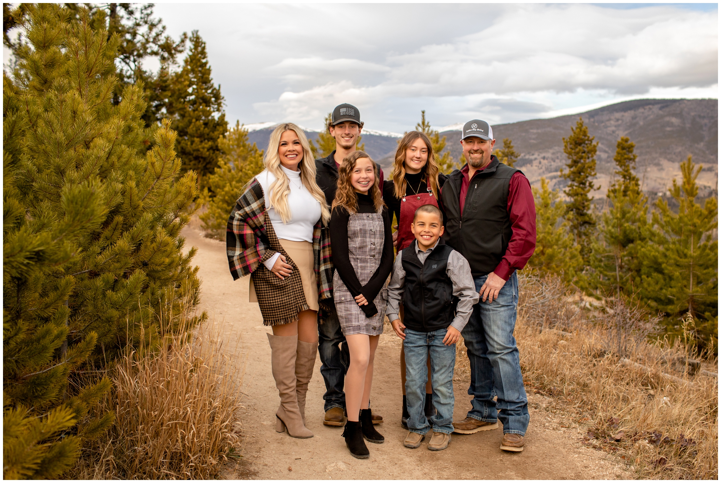 Family photos in Breckenridge at Sapphire Point by Colorado portrait photographer Plum Pretty Photography