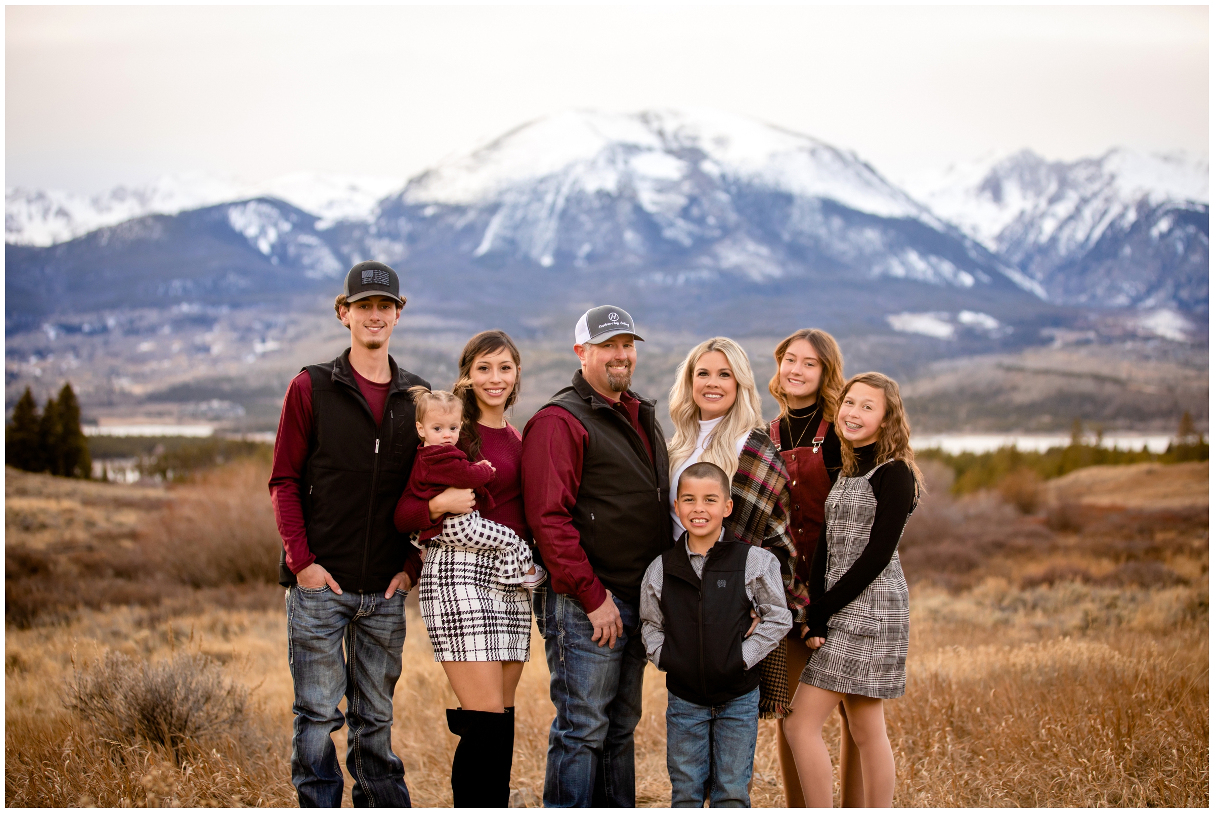 mountain family photos in Breckenridge at Sapphire Point by Colorado portrait photographer Plum Pretty Photography