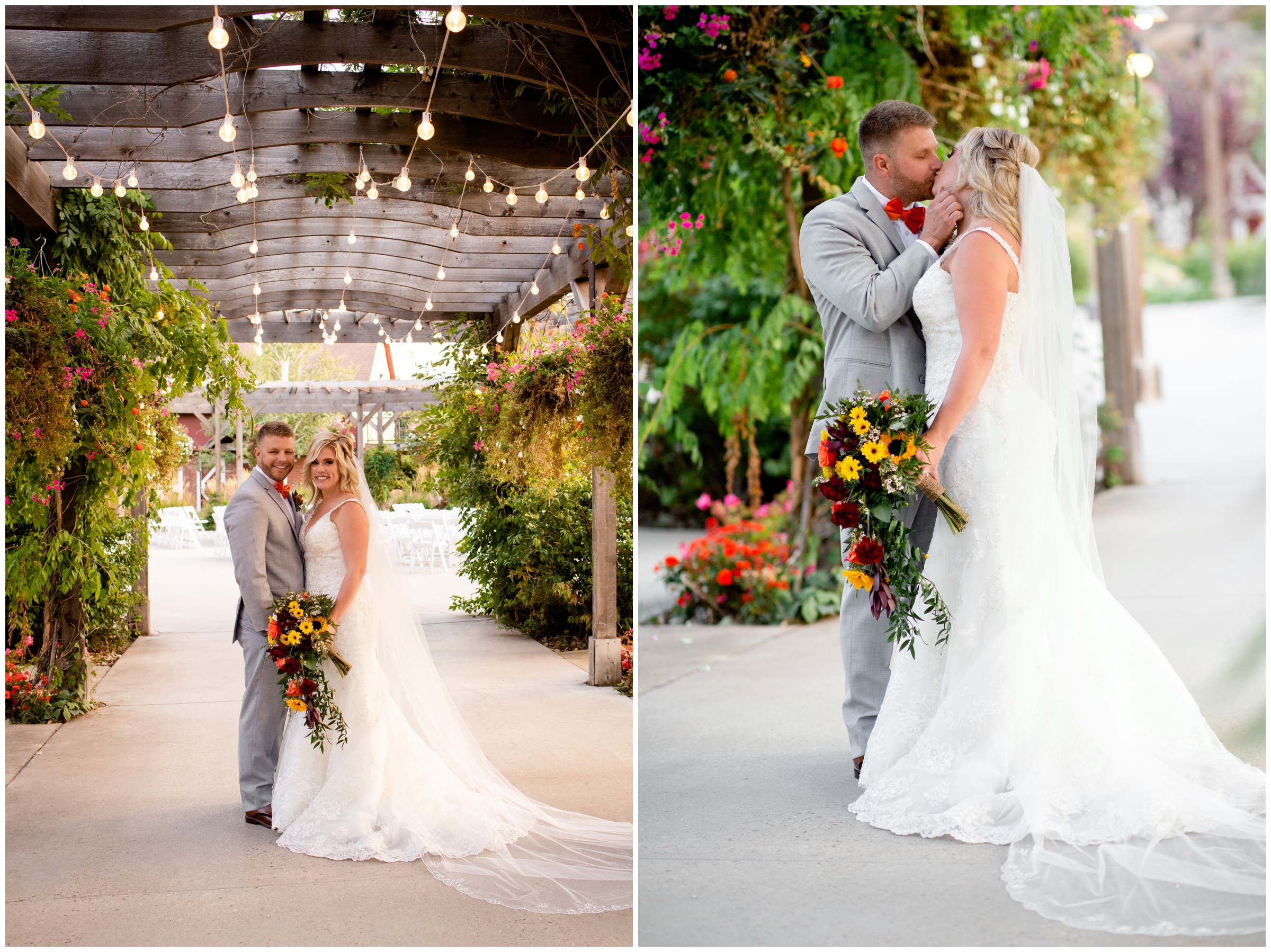 Brookside Gardens wedding pictures by Berthoud Colorado photographer Plum Pretty Photography