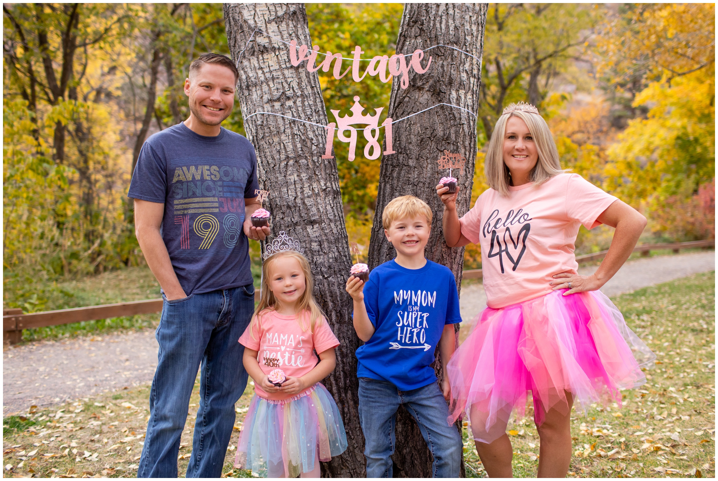 Colorado 40th birthday photoshoot at the Lavern Johnson Park by Lyons CO photographer Plum Pretty Photography 