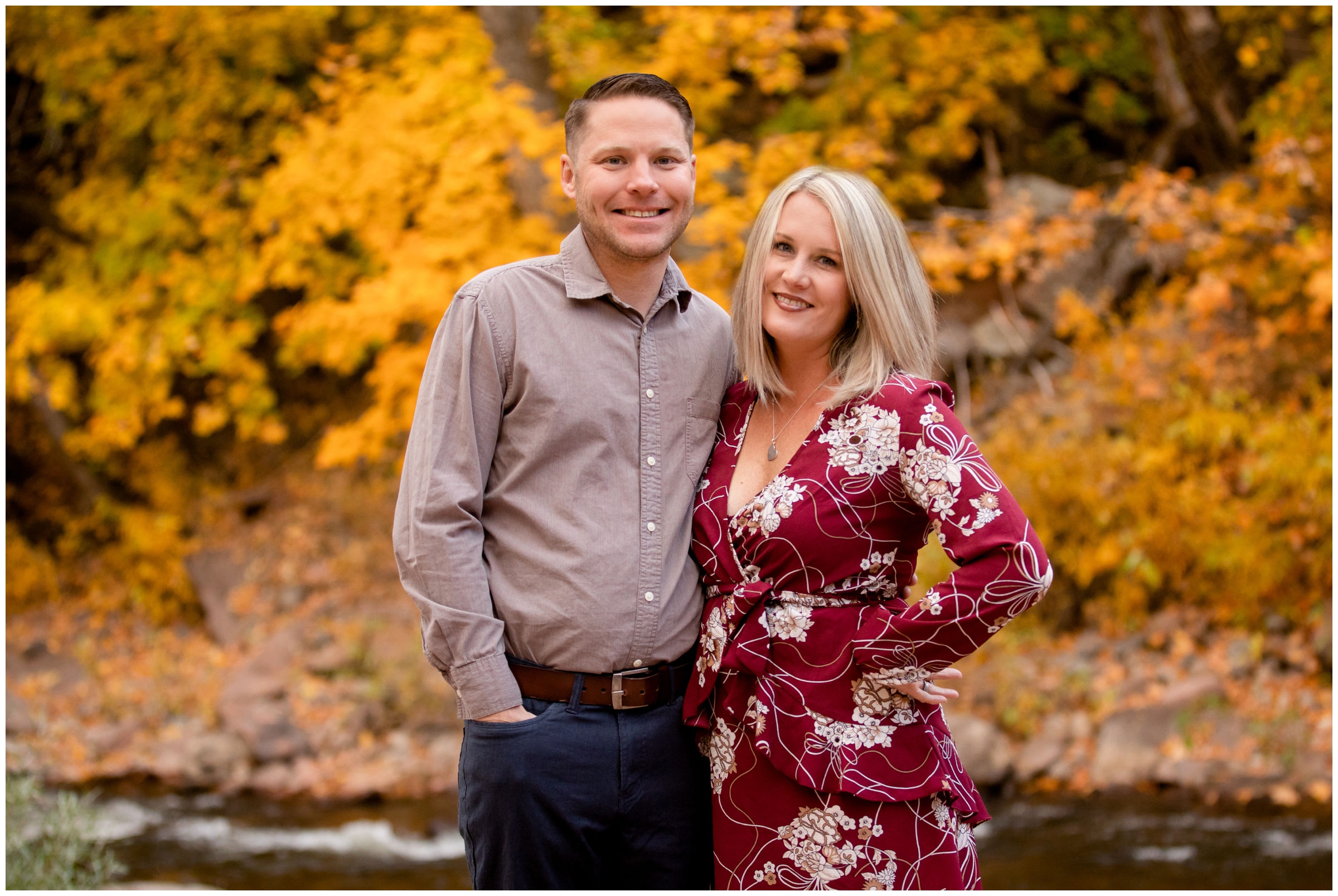 fall family photos at the Lavern Johnson Park by Lyons Colorado photographer Plum Pretty Photography 