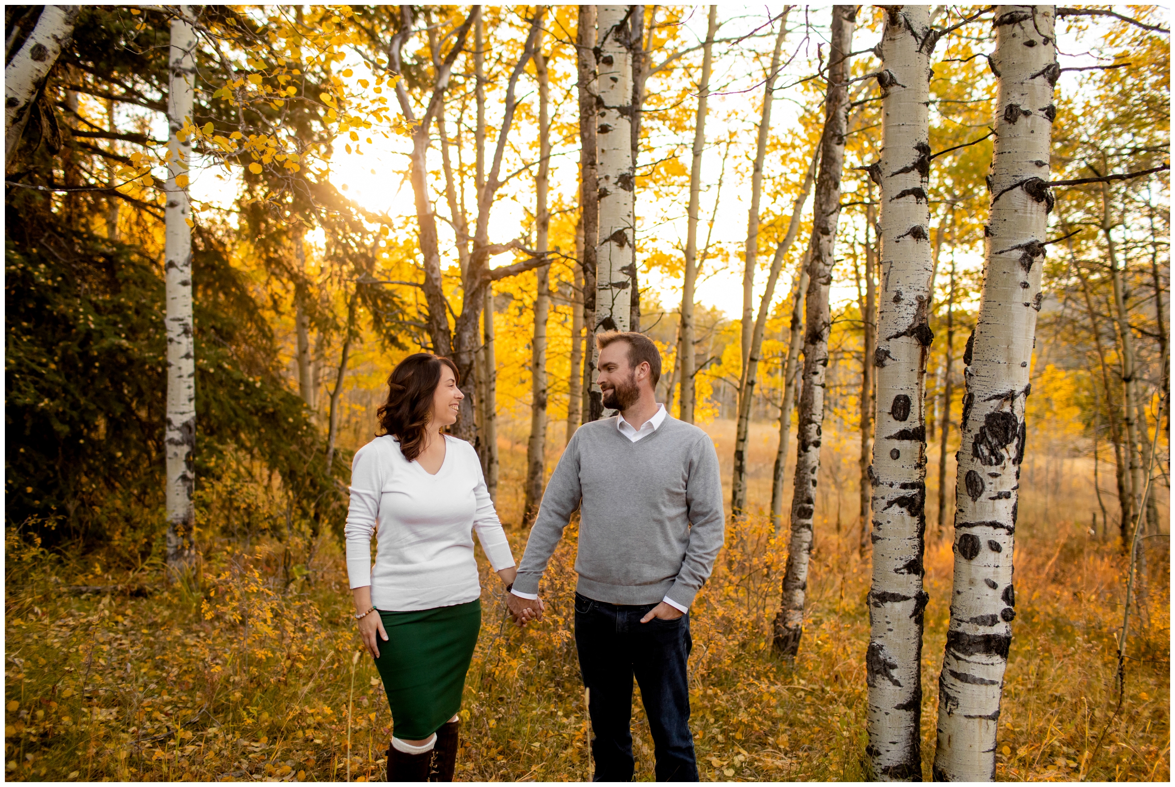 fall engagement photography inspiration by Plum Pretty Photography in Colorado 