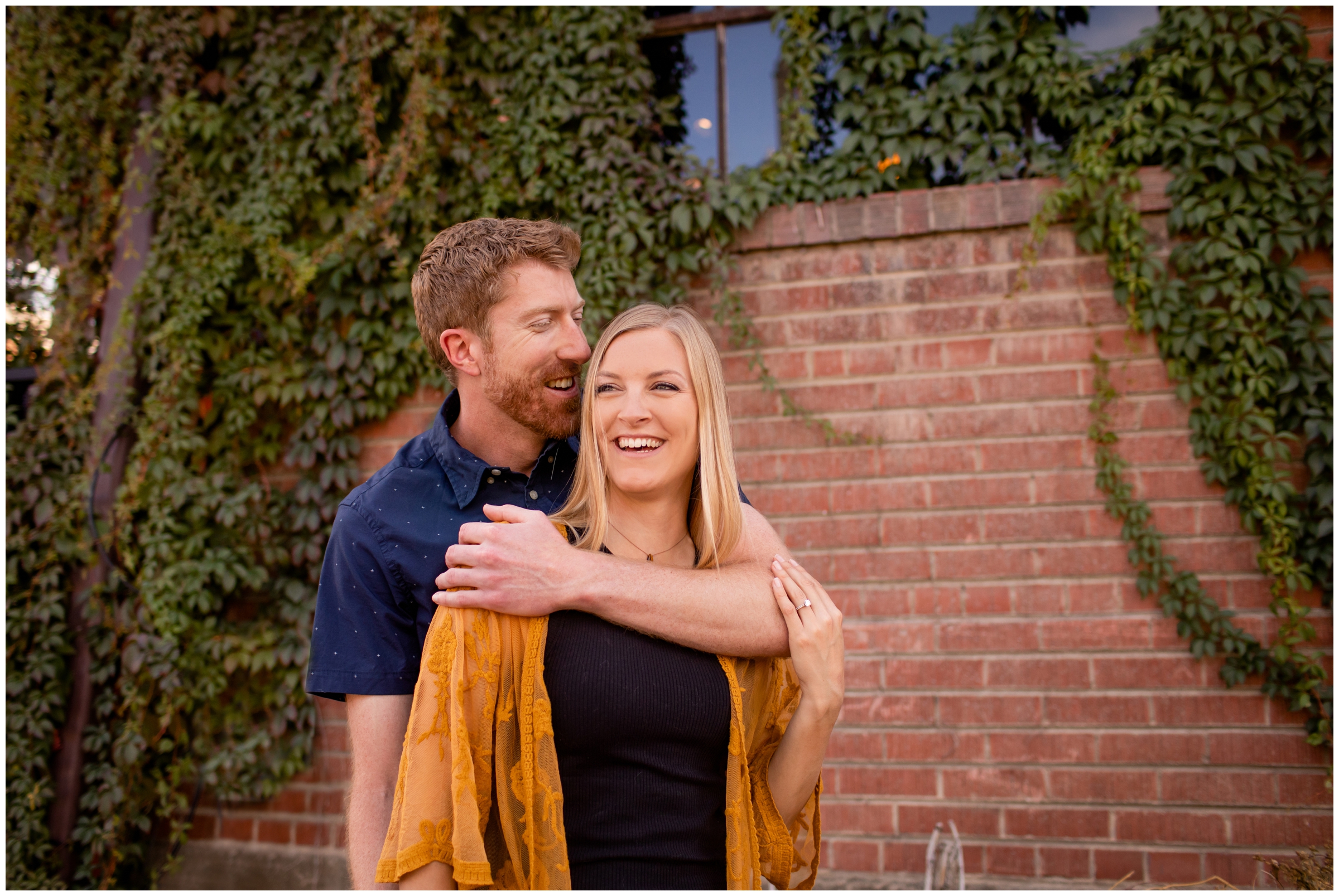 Fort Collins engagement photography in Old Town by Colorado photographer Plum Pretty Photography