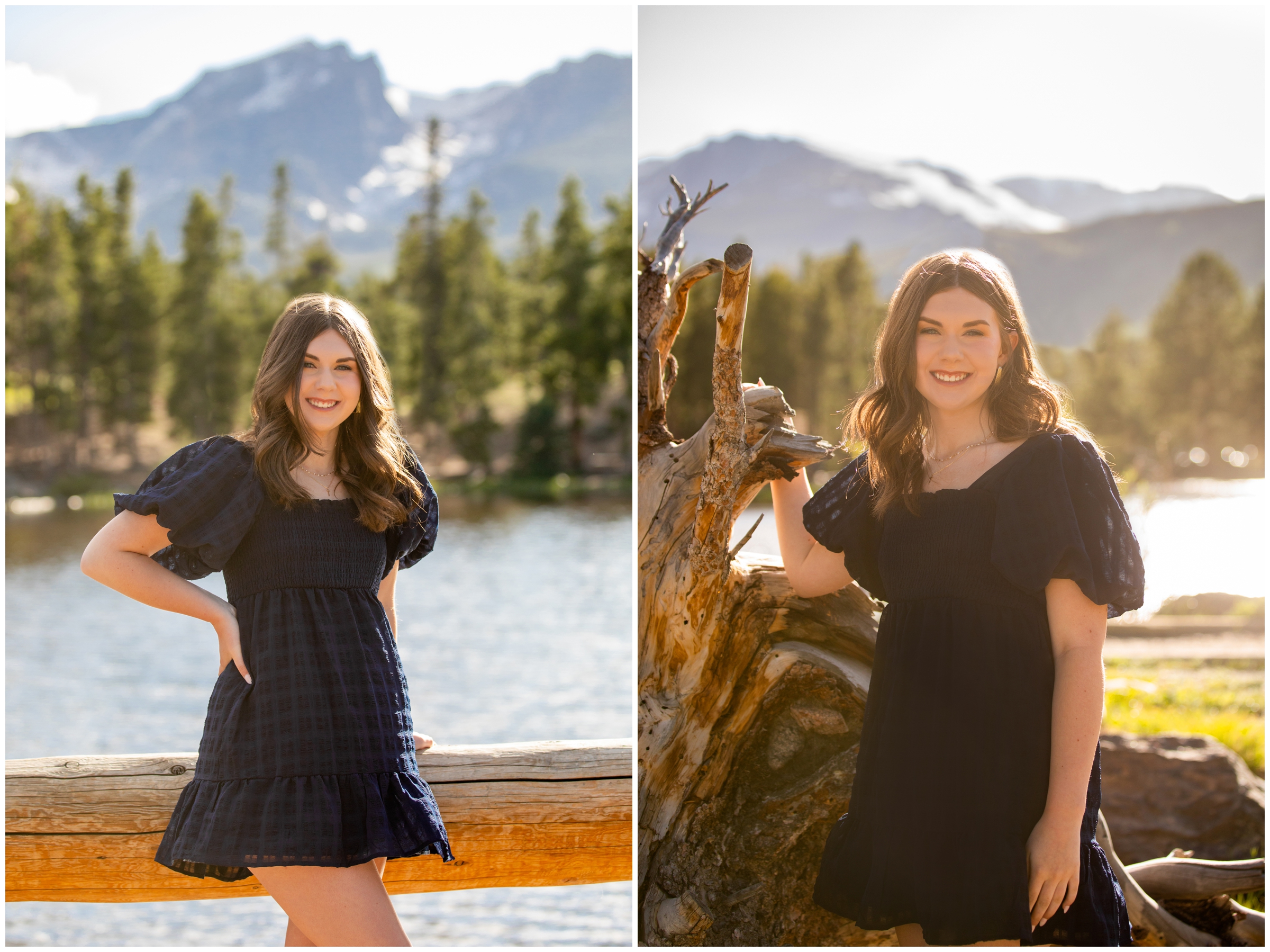 Sprague Lake RMNP senior photos by Estes Park photographer Plum Pretty Photography 