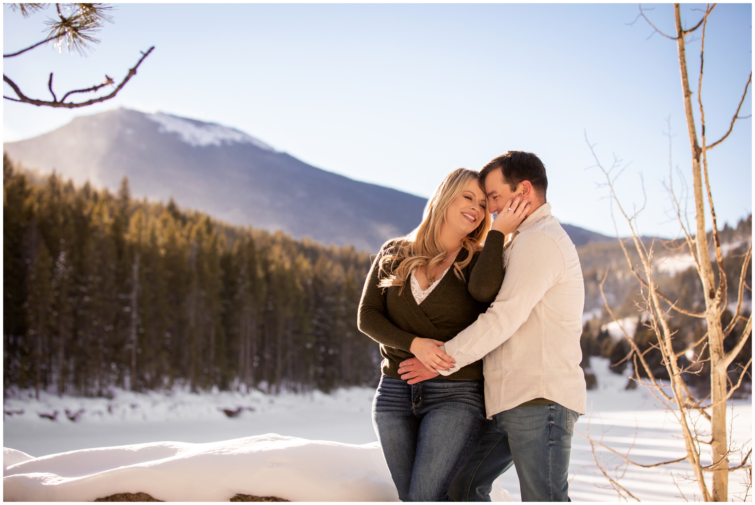 Beaver Brook Watershed Evergreen Colorado mountain engagement photography inspiration