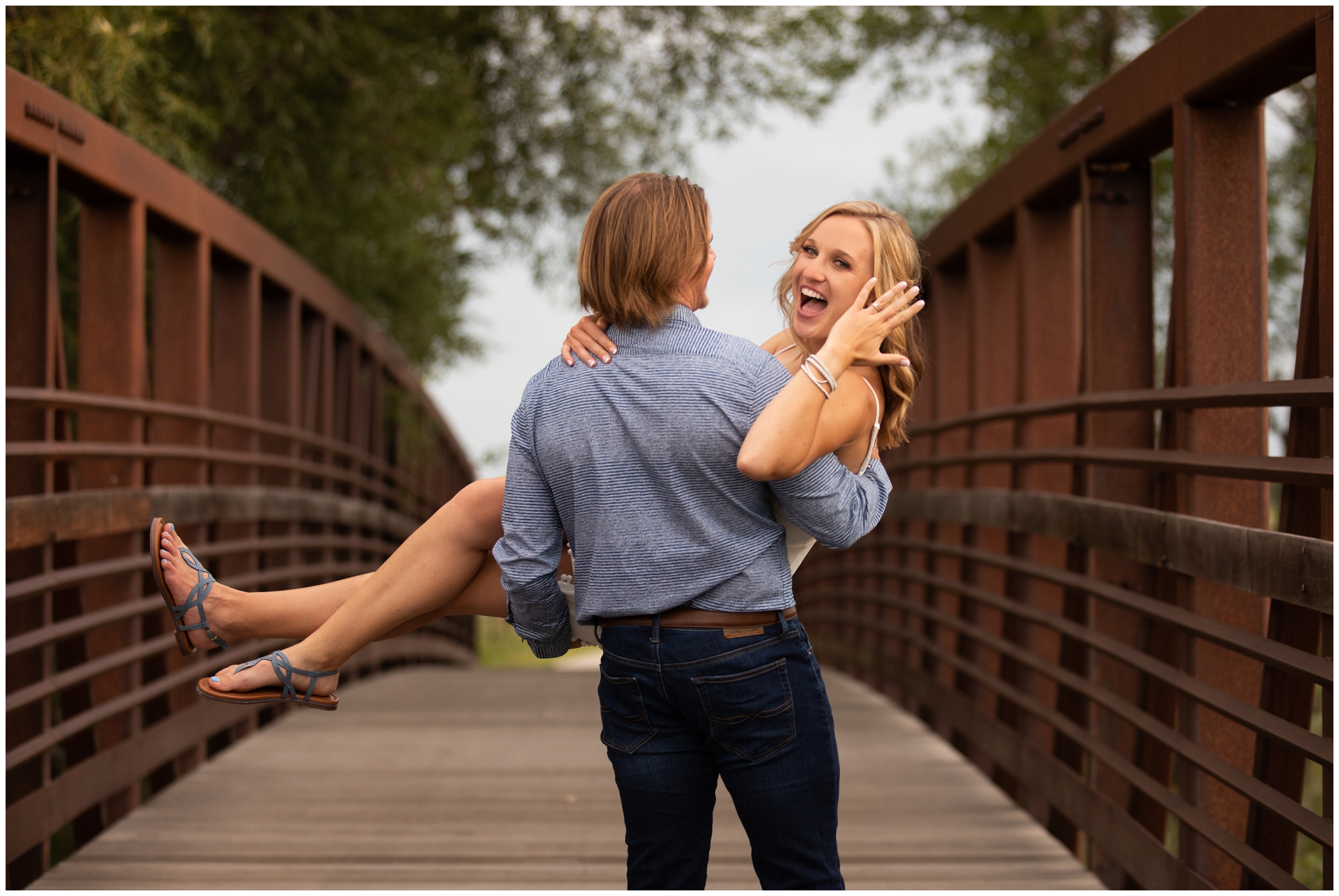 unique engagement pictures at Sandstone Ranch by Colorado photographer Plum Pretty Photography