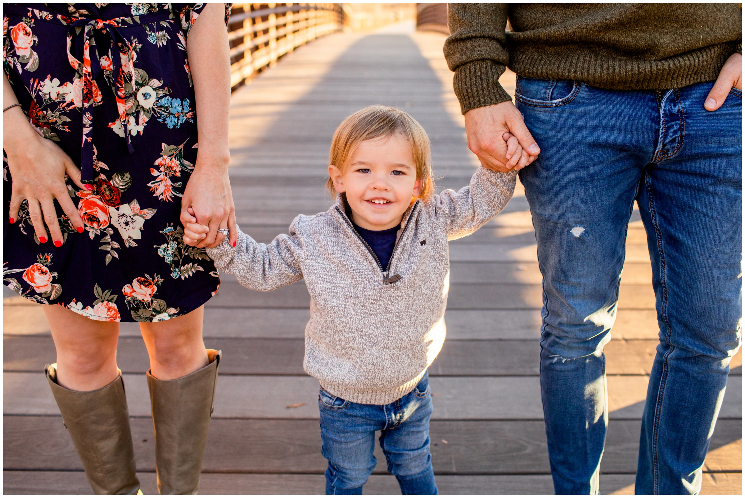 Longmont CO family pictures during fall at Sandstone Ranch by Colorado portrait photographer Plum Pretty Photography